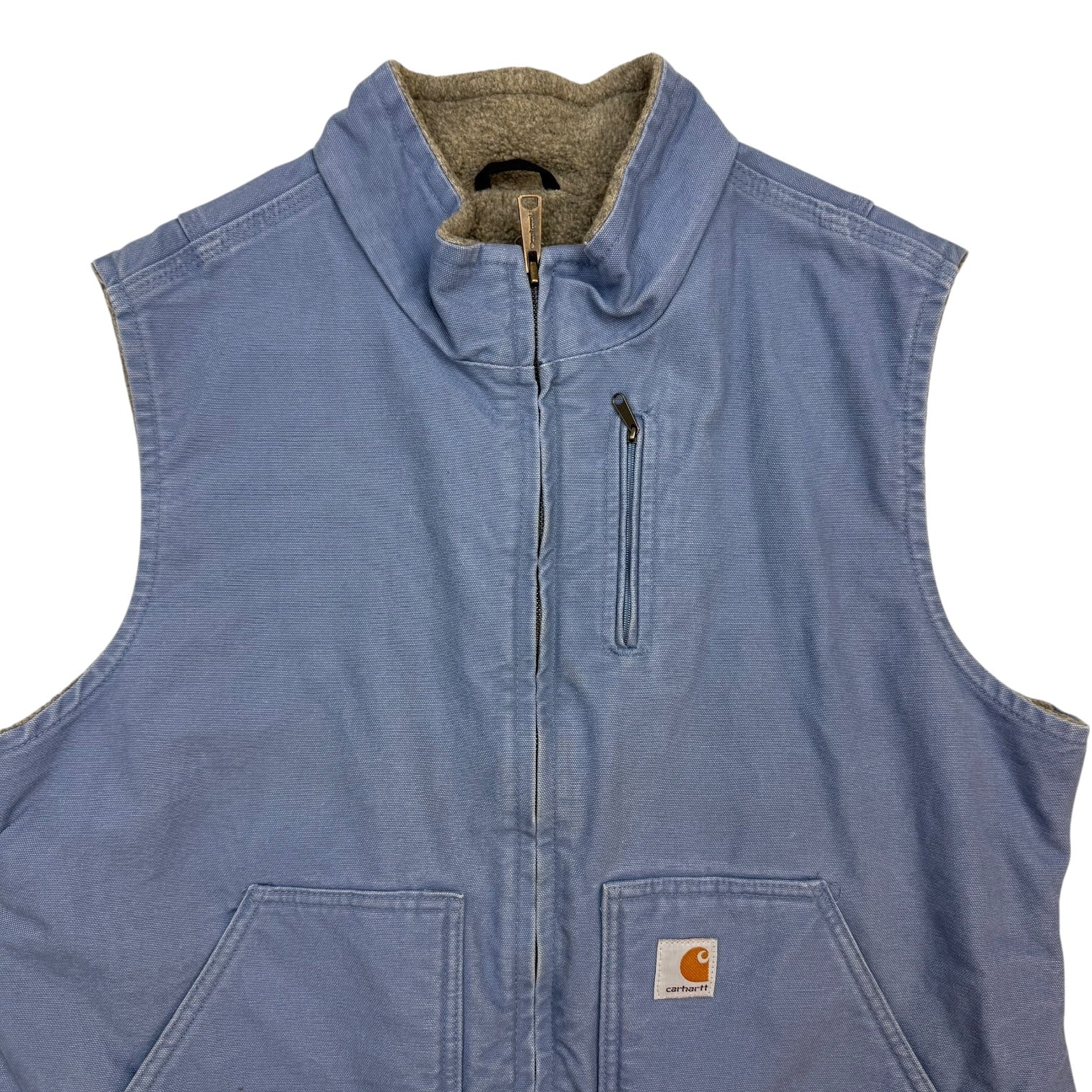 Vintage Carhartt Women’s Vest Light Blue