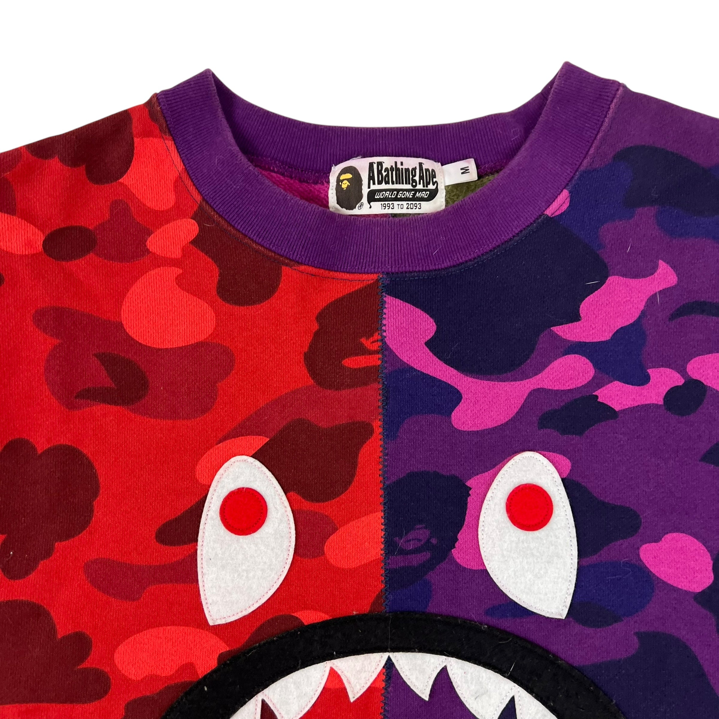 BAPE Shark Mix Camo Sweatshirt