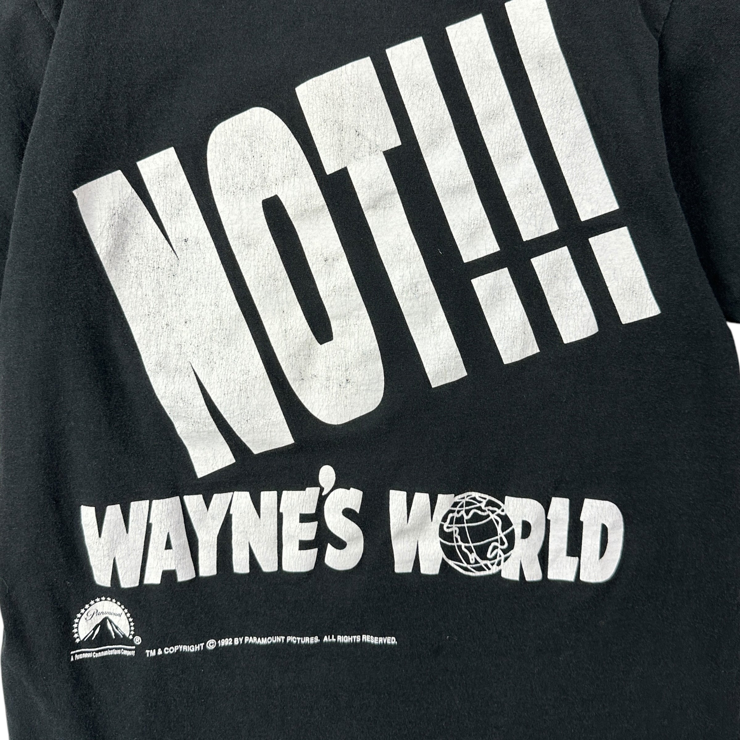 1990’s Waynes World Movie Promo Tee Black