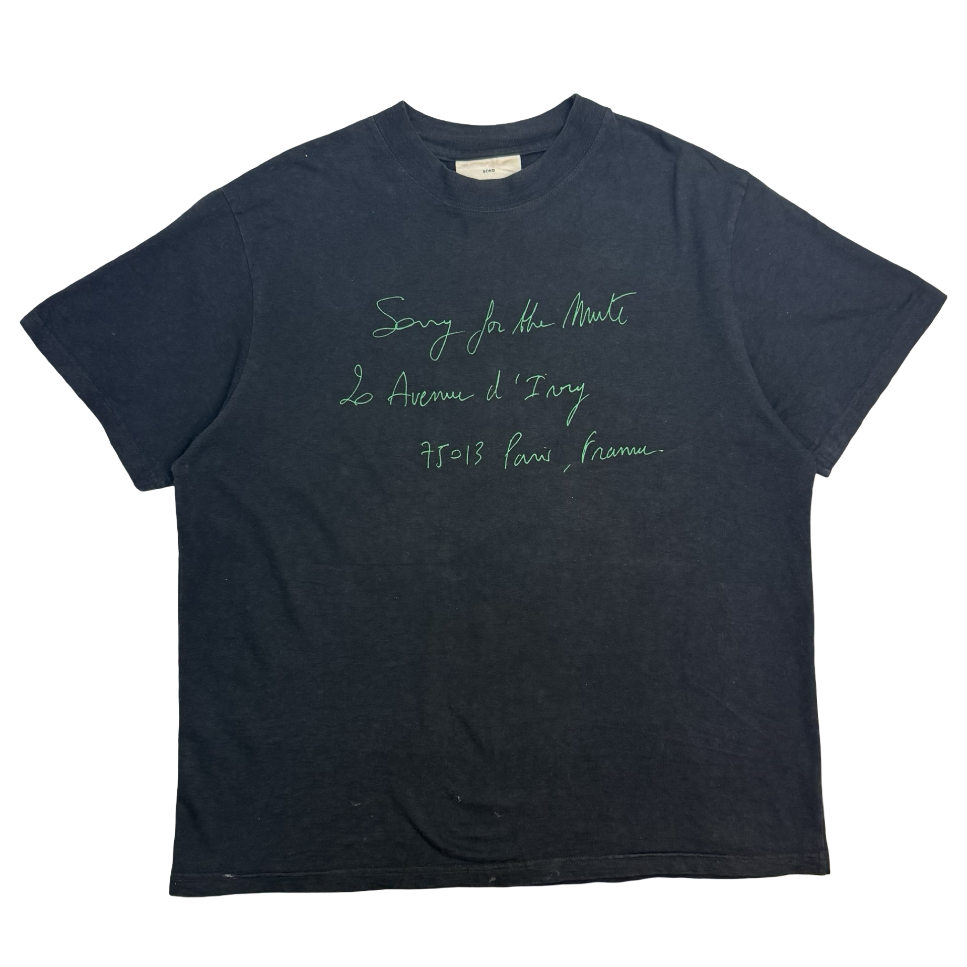 Song For The Mute Tee Black