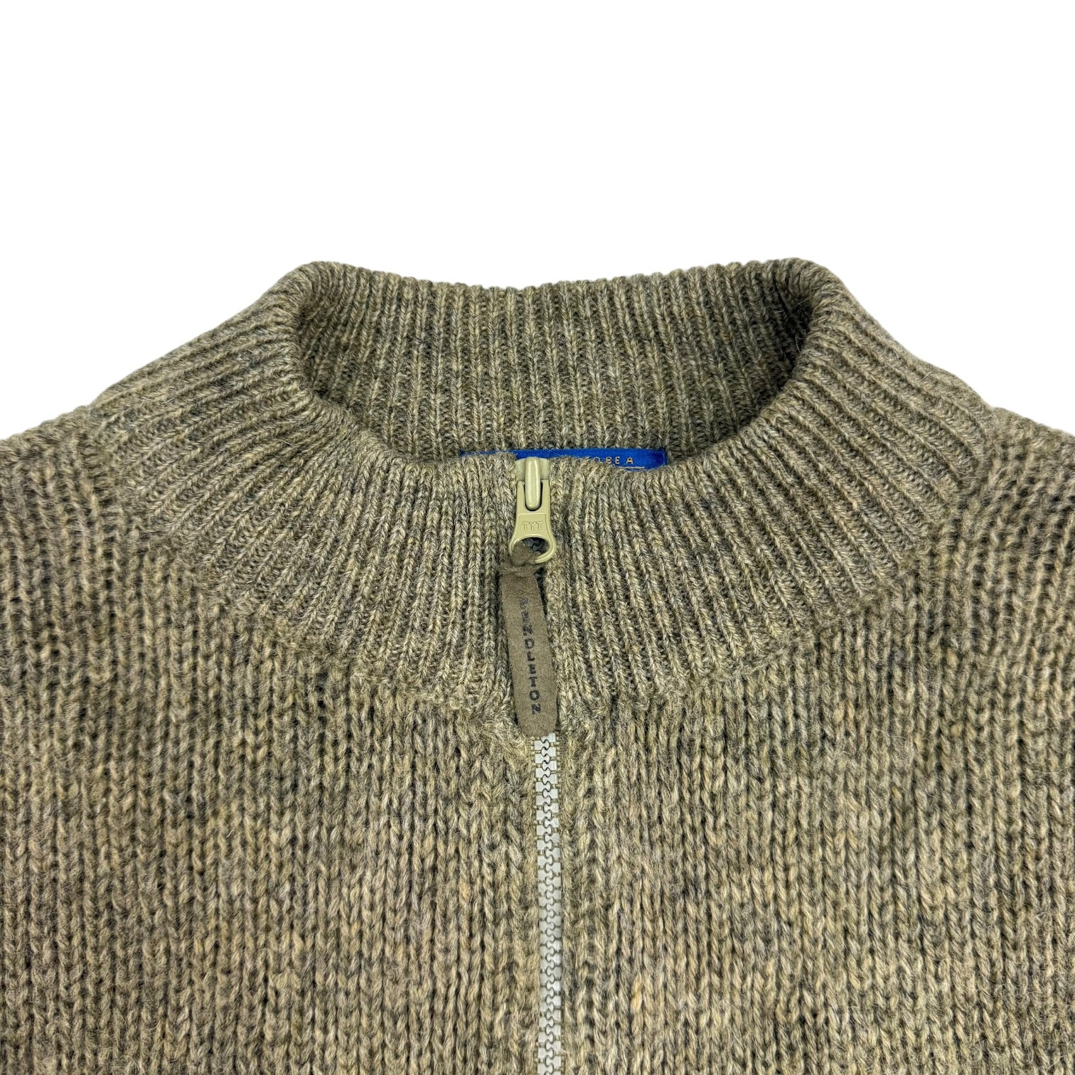 Vintage Pendleton Wool Quarter Zip Sweater Biege
