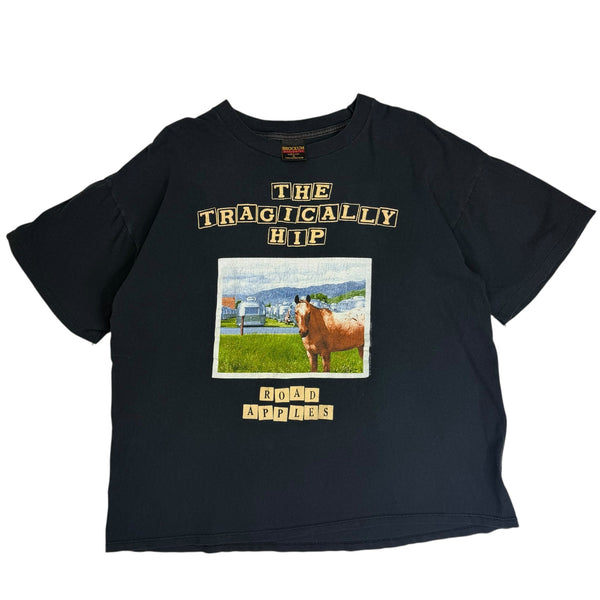 1991 The Tragically Hip Road Apples Tee Faded Black
