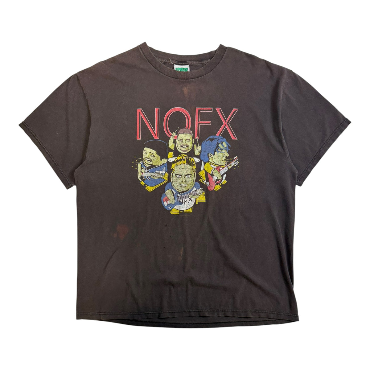 Vintage Nofx Bubble Heads T-Shirt Black