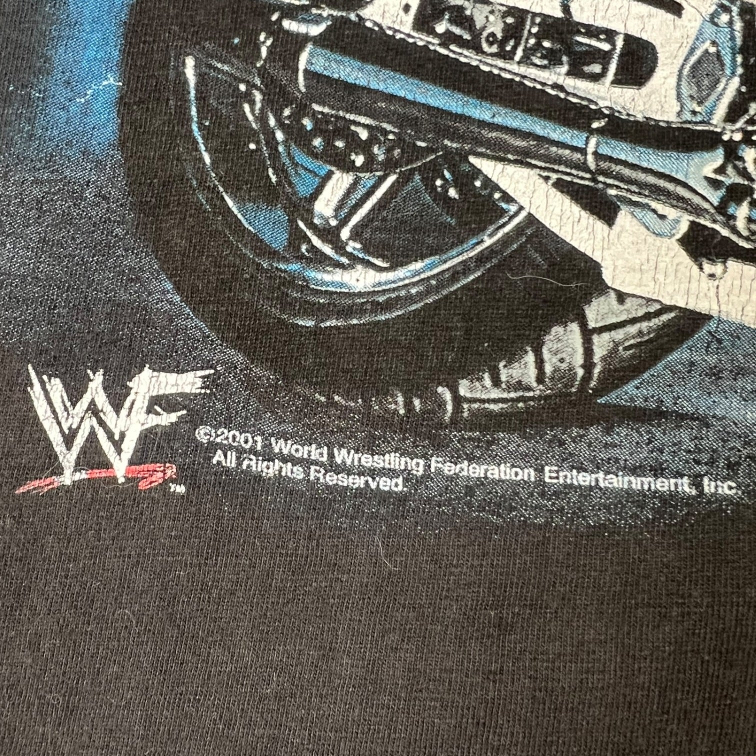 Vintage 2001 WWF The Undertaker “Deadman Inc” Black