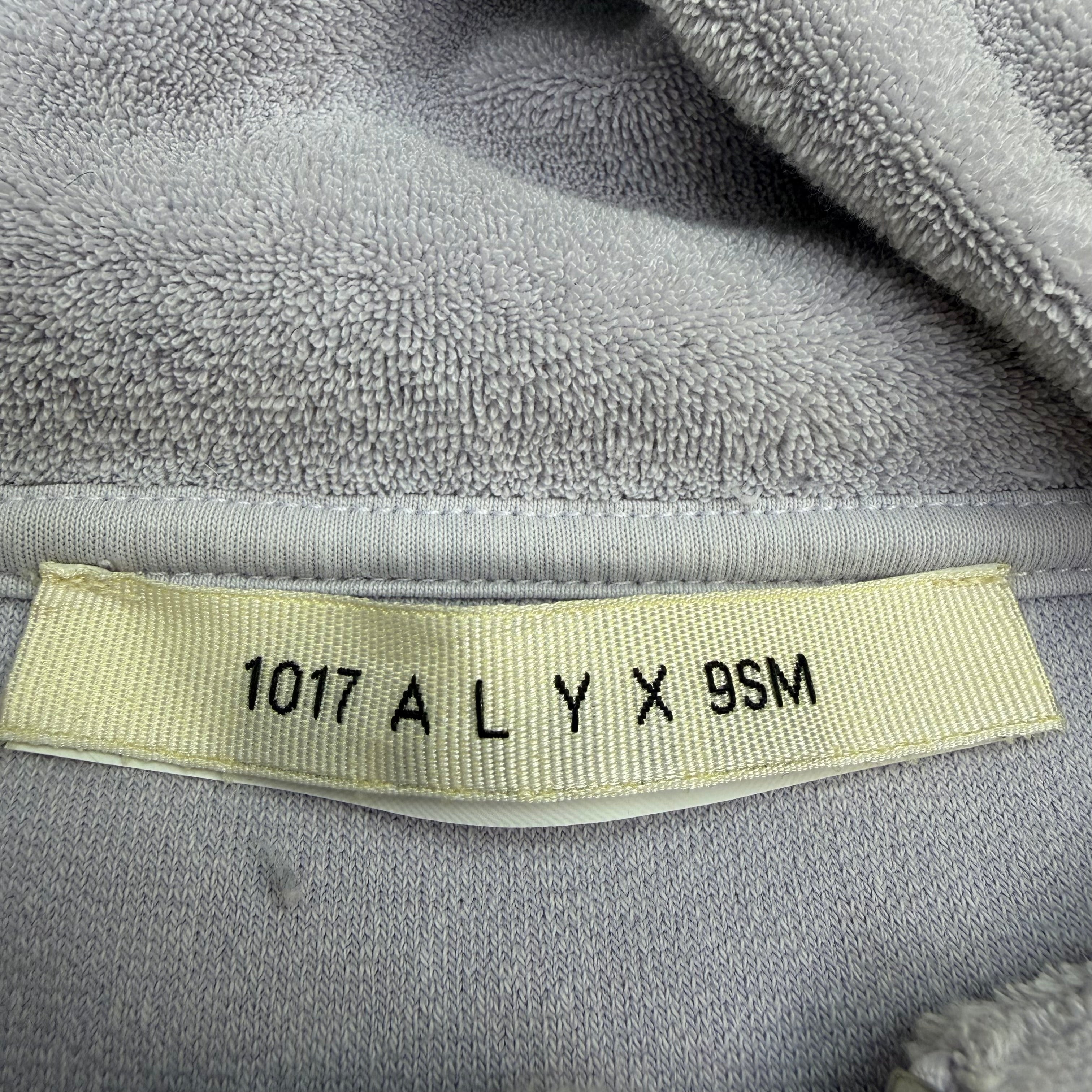 1017 Alyx 9SM Toweling Hoodie Lilac