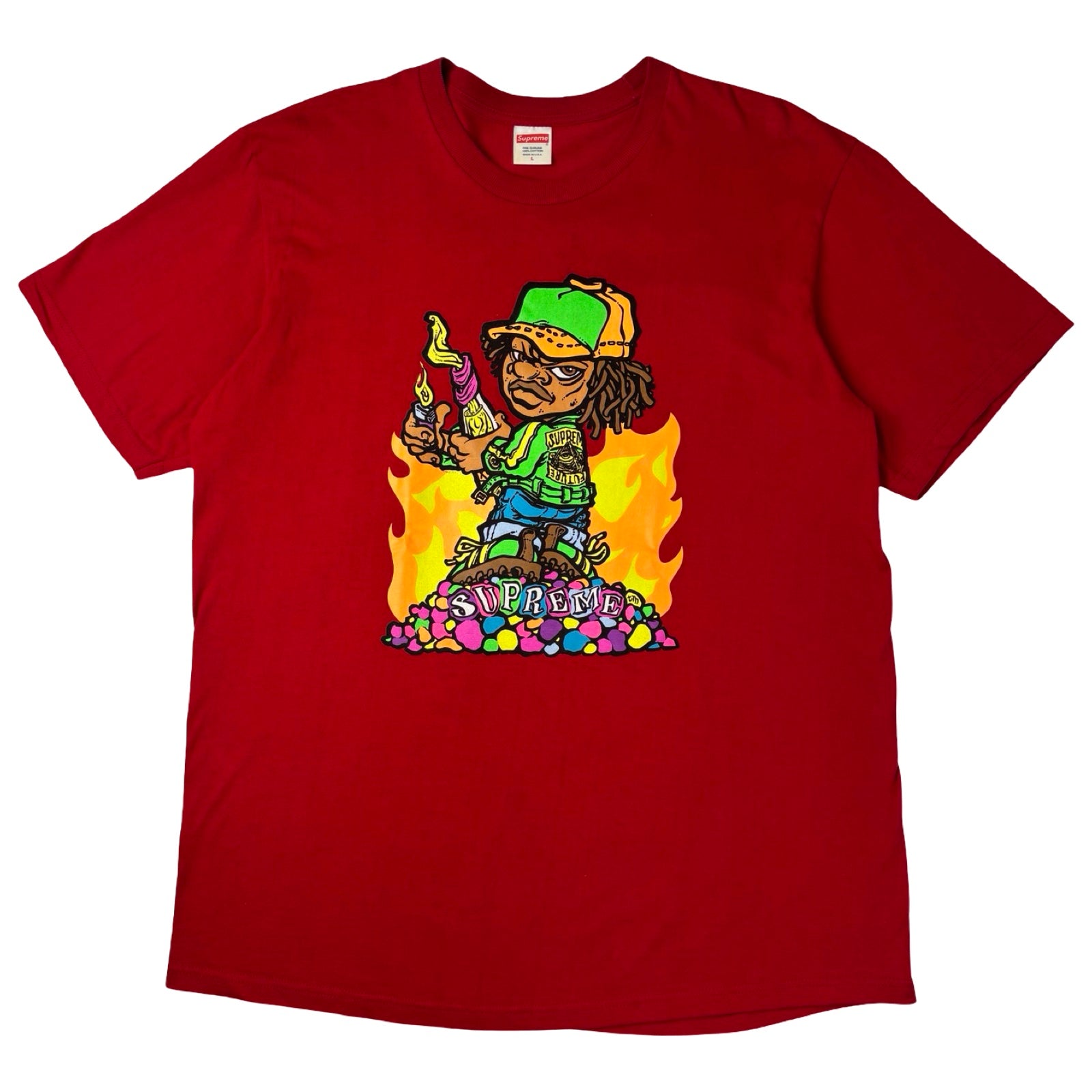 Supreme Molotov Kid Tee Red