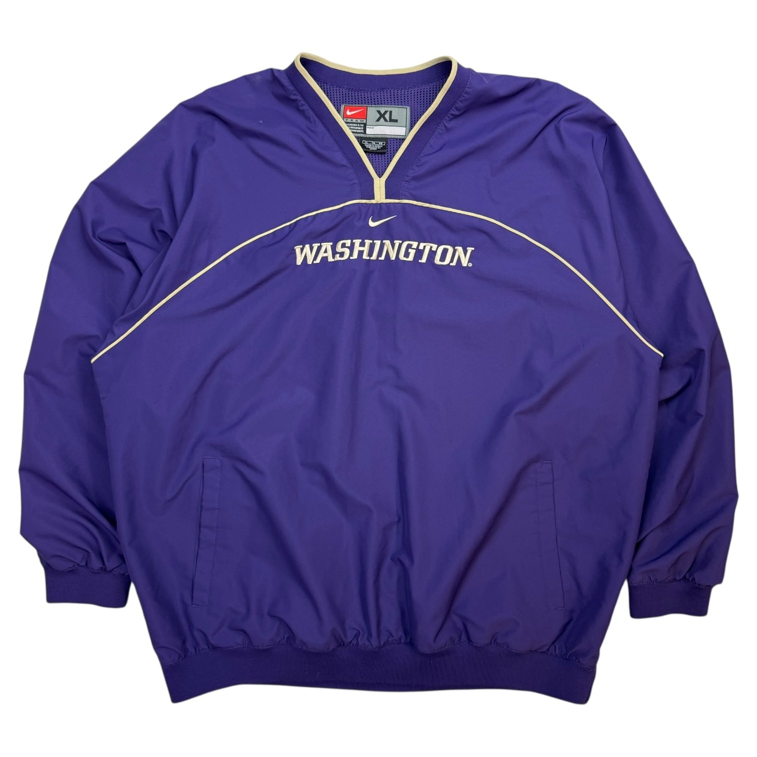 Vintage Nike Team Washington Huskies Pullover Warmup Crewneck Purple