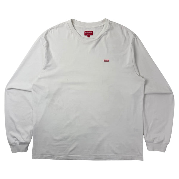 Ｓサイズ Supreme Small Box L/S Tee ホワイト 白 Supreme Small Box Logo L/S T-Shirt White