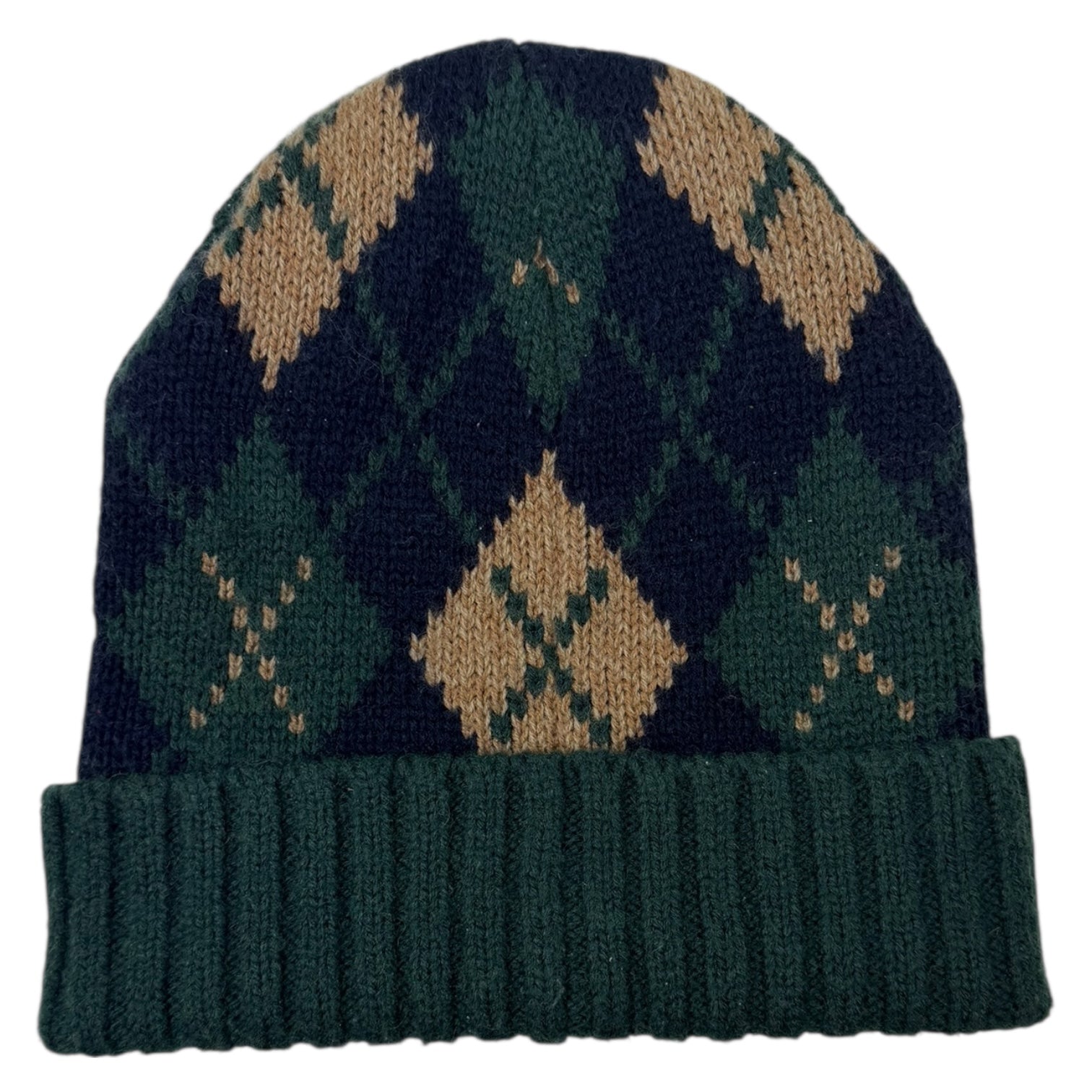 Uniqlo x JW Anderson Plaid Beanie Green