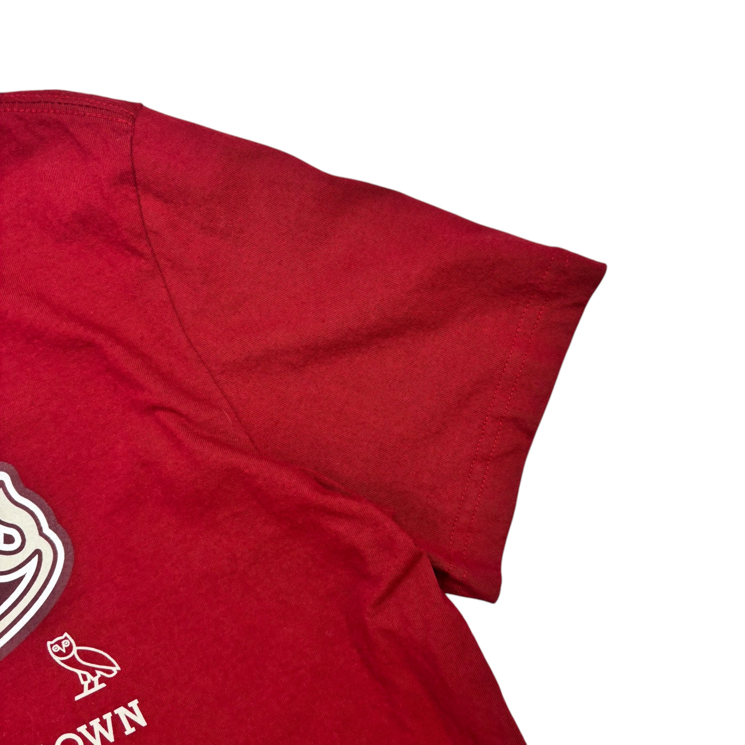 OVO X Roots Heritage Owl Tee Red