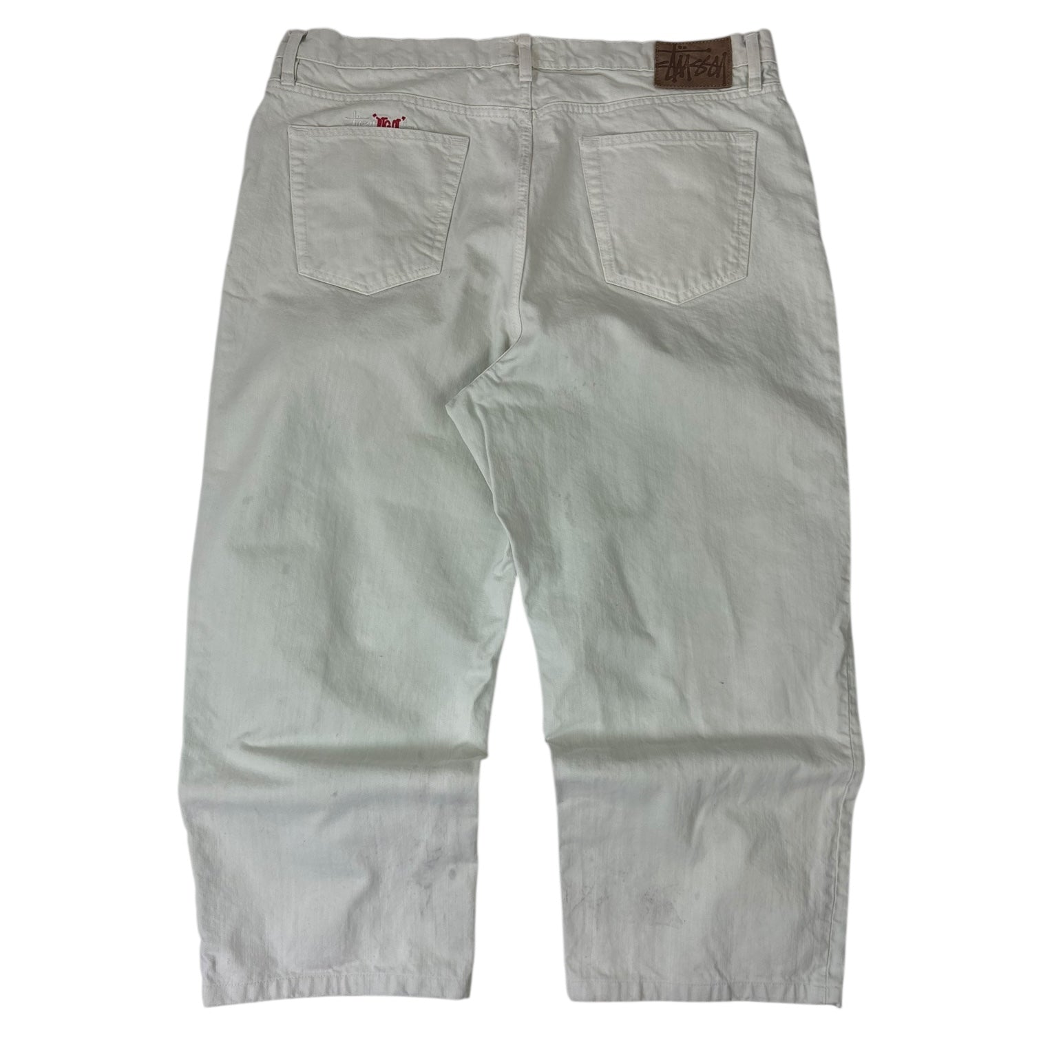 Stussy Hemmed Big Ol’ Jean White
