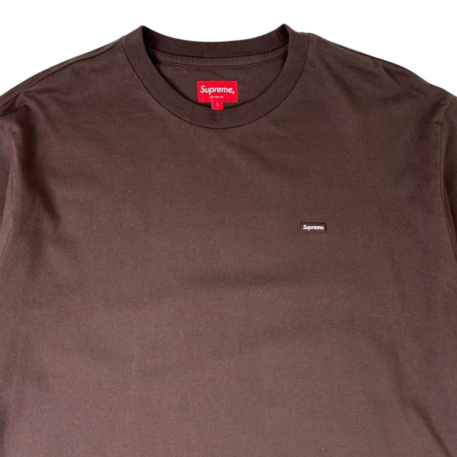 Supreme Small Box Long Sleeve Brown