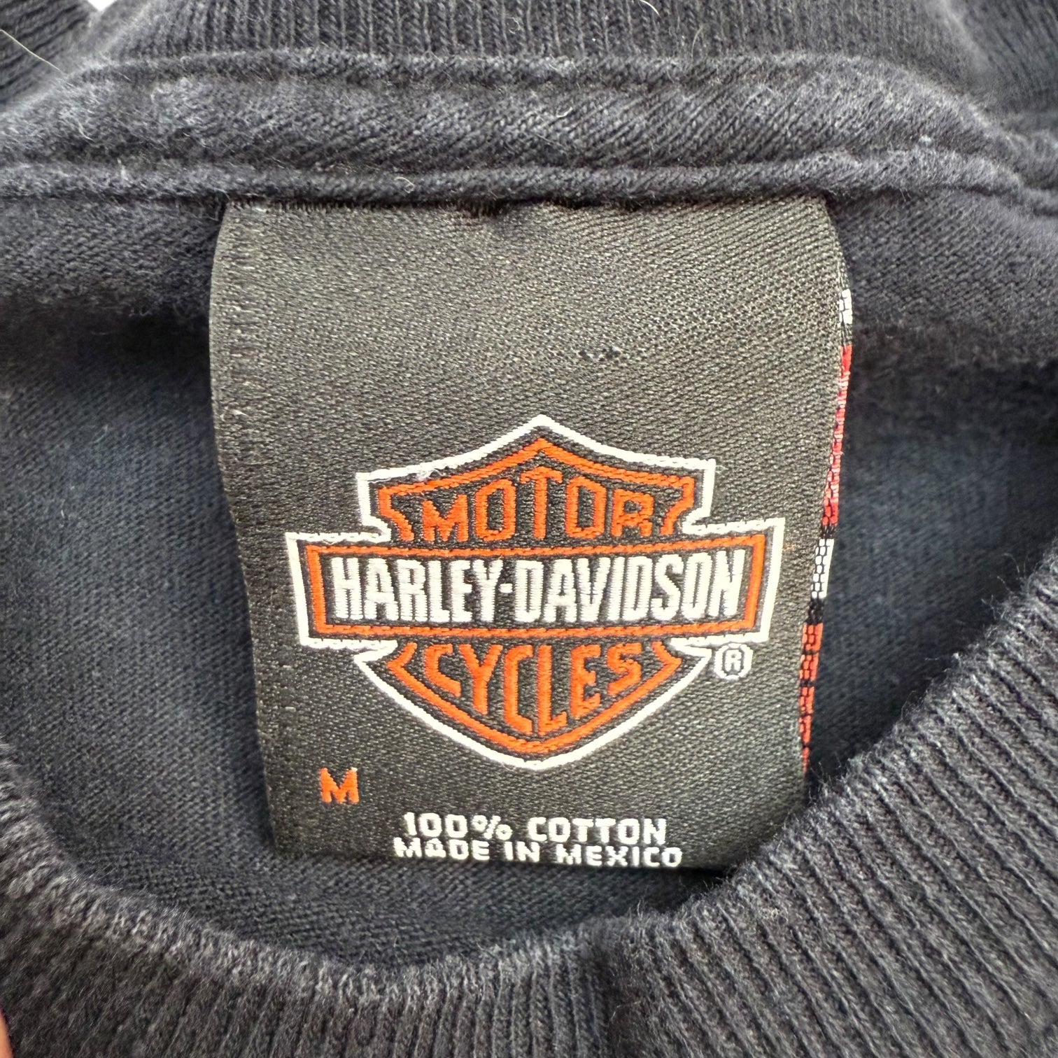 Vintage Harley Davidson Of Jamaica Tee Black