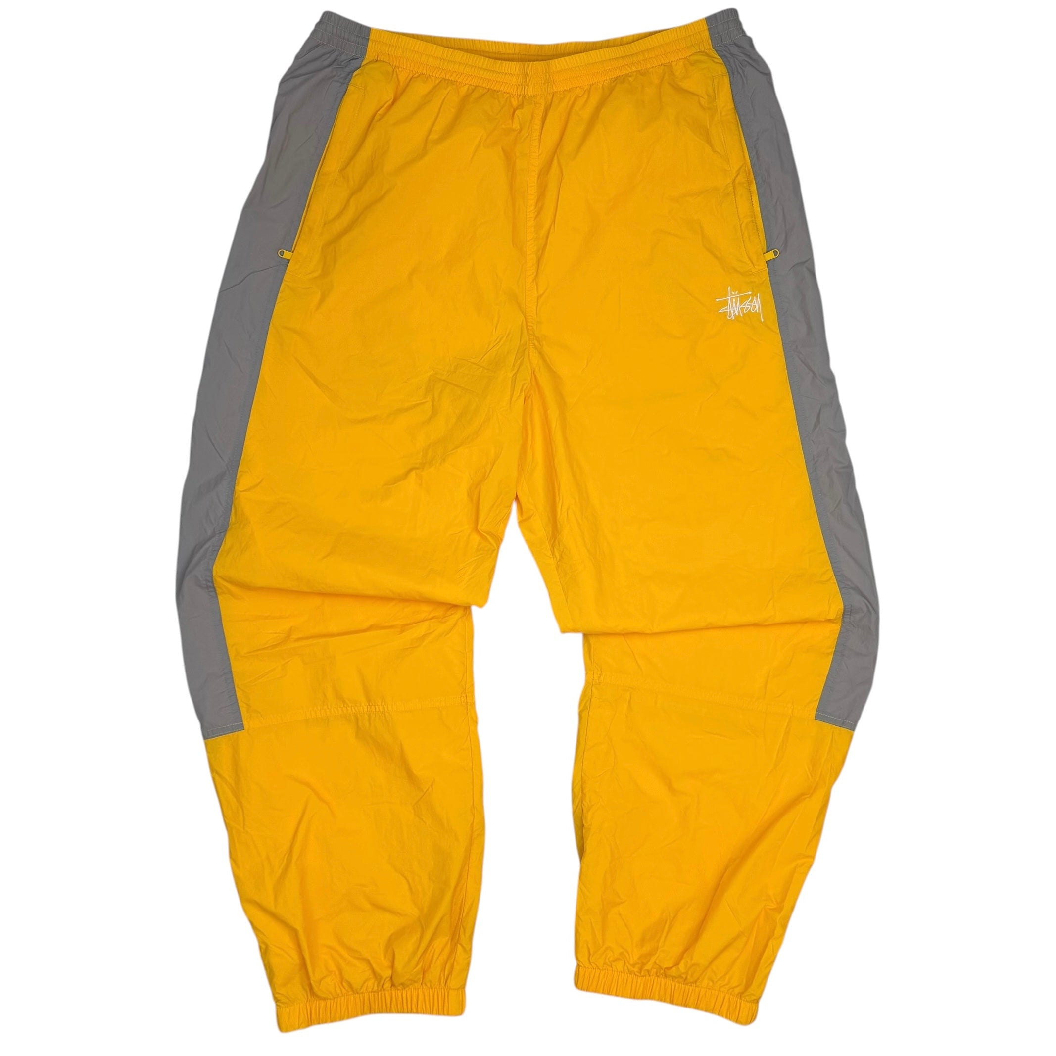 Stussy Nylon Track Pants Yellow