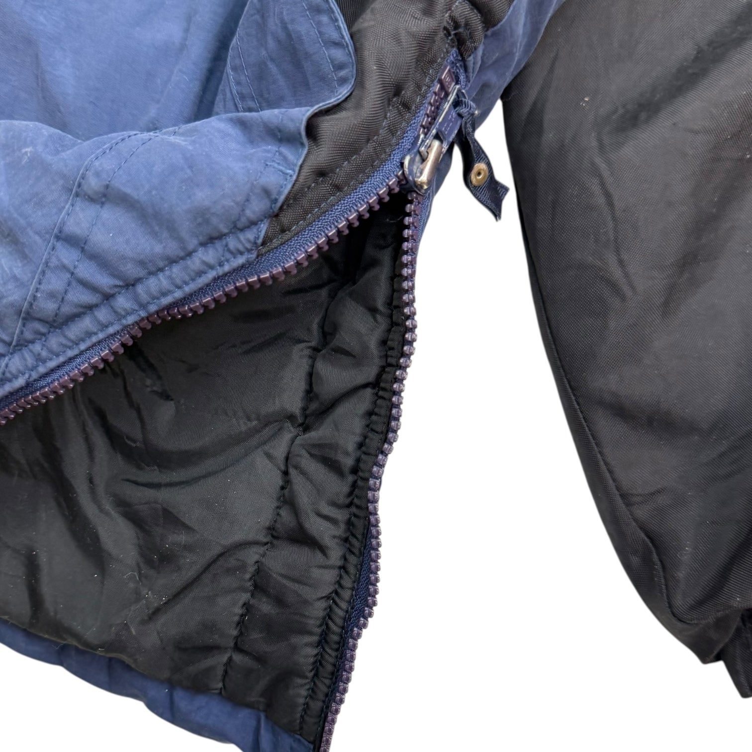 Vintage Starter Notre Dame Anorak Jacket Blue