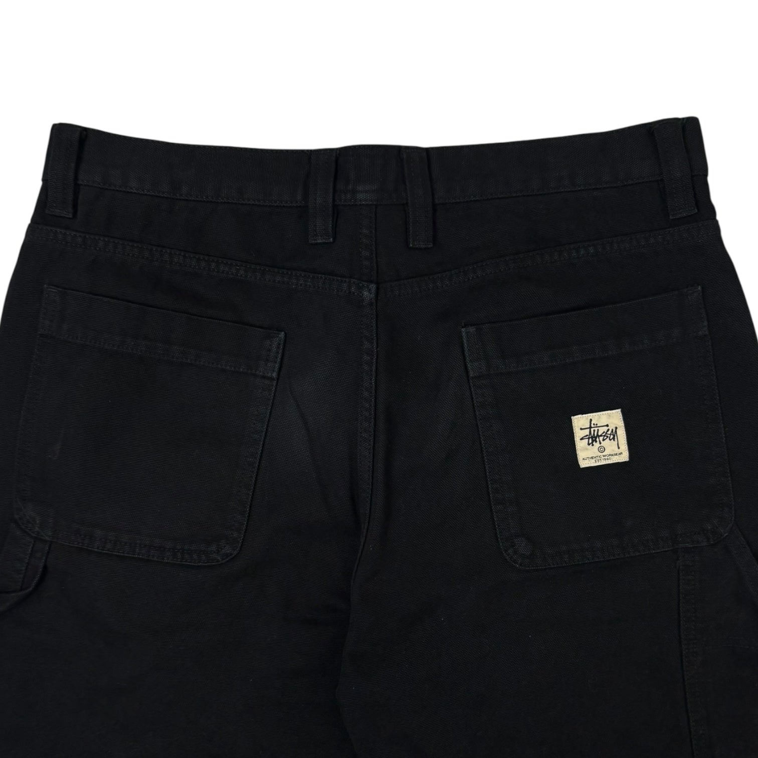 Stussy Canvas Work Pants Black