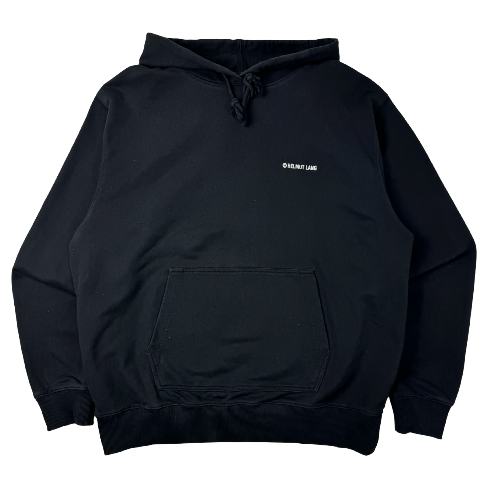 Helmut Lang Metallic Logo Hoodie