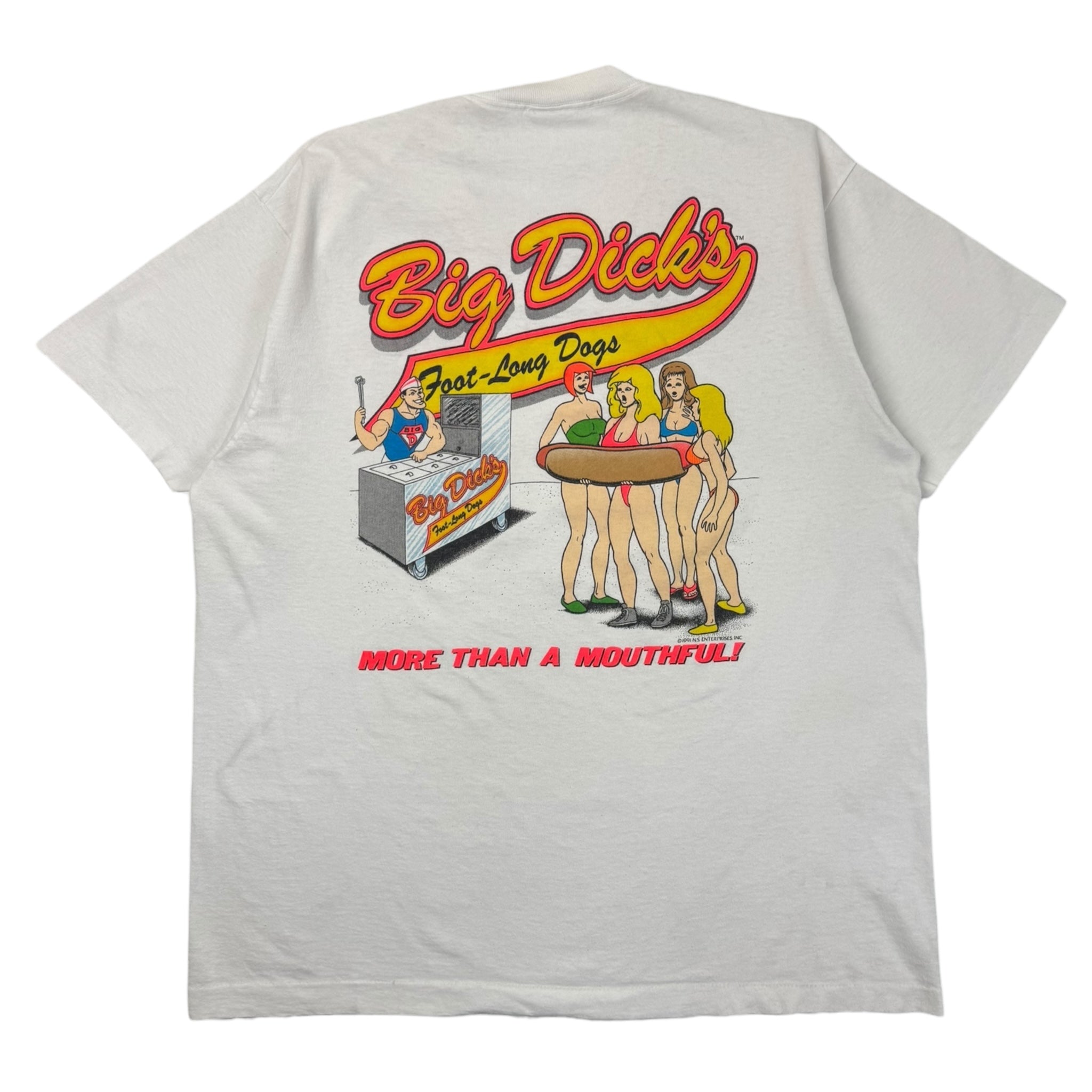 1991 Big Dicks Foot-Long Dogs T-Shirt