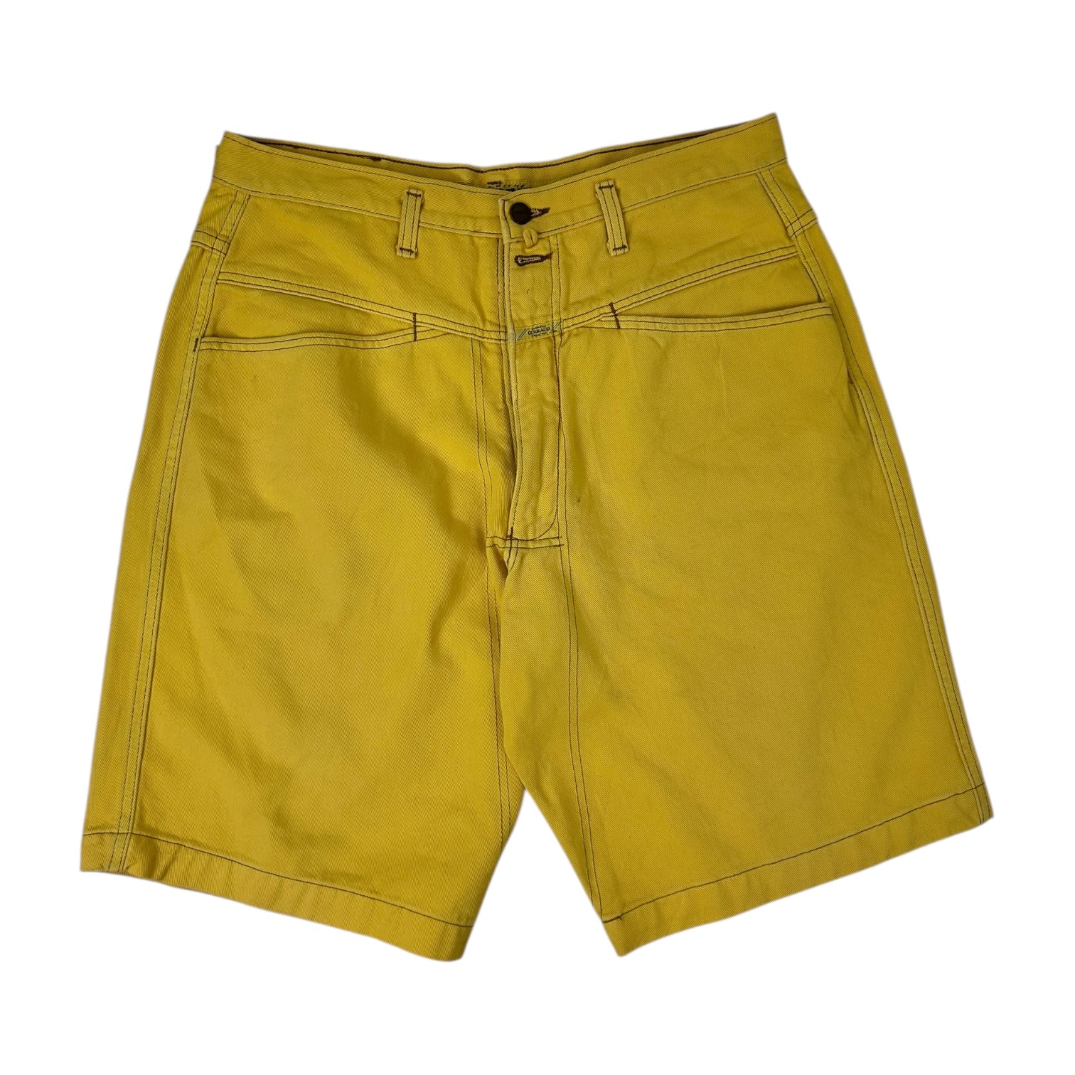 Vintage Marithé + François Girbaud Shorts Yellow