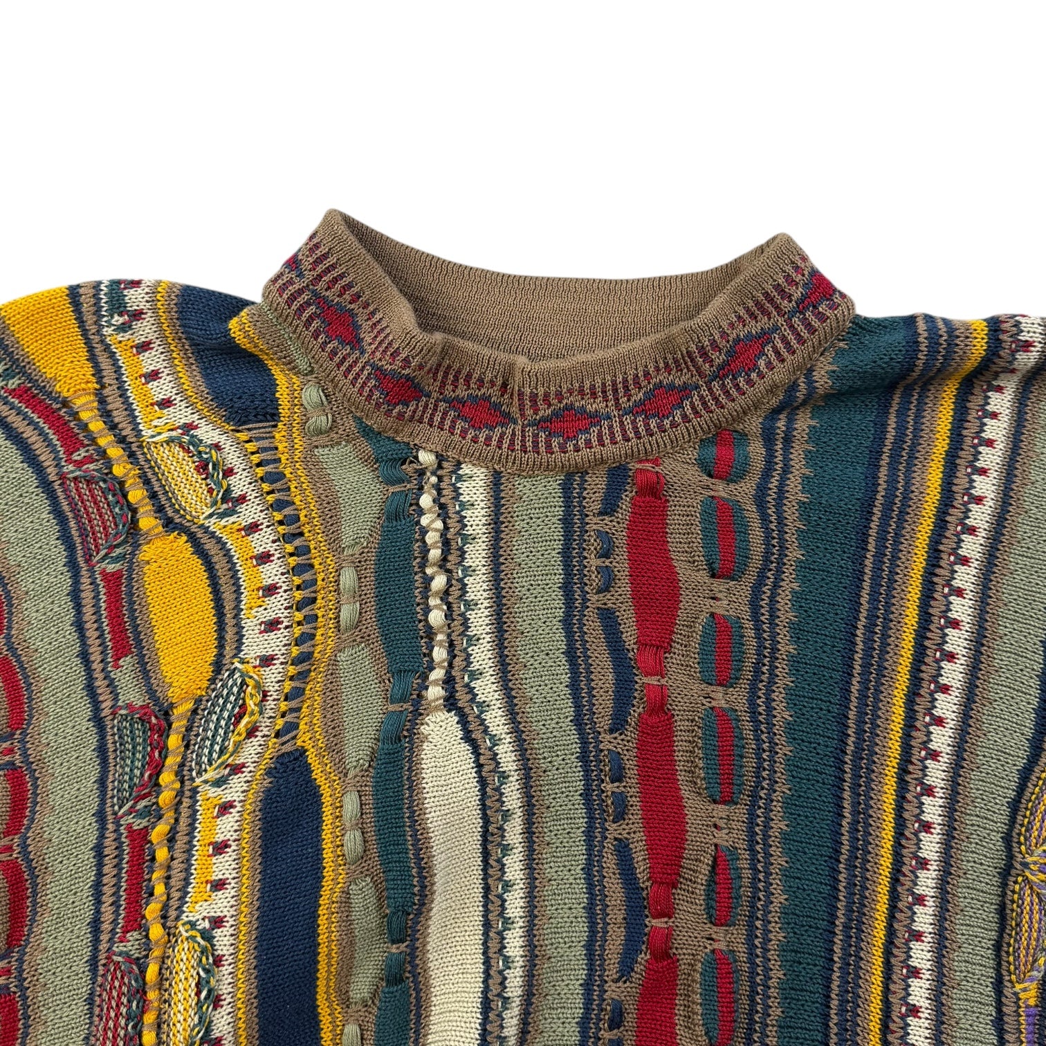 Vintage Coogi Cable Knit Sweater Multicolour