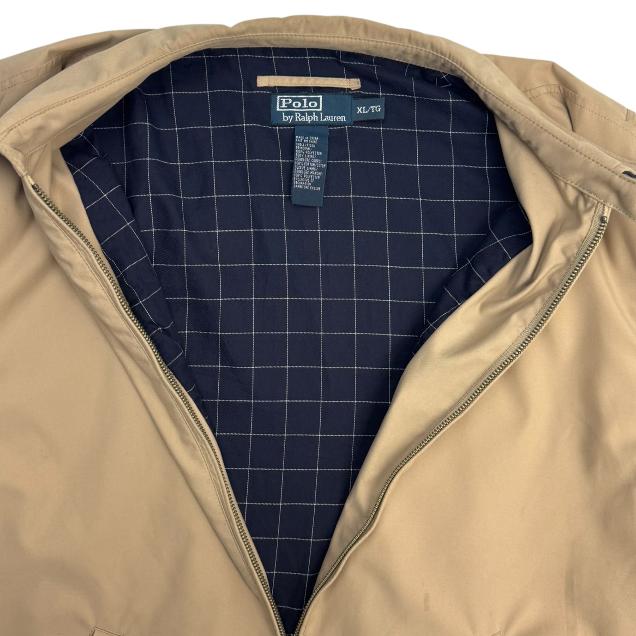 Vintage Polo Ralph Lauren Harrington Jacket Beige
