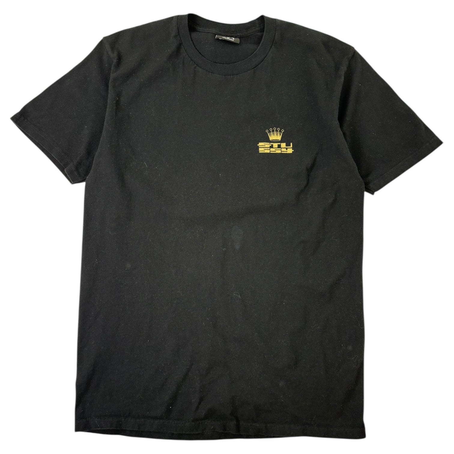 Stussy Crown Logo T-Shirt Black
