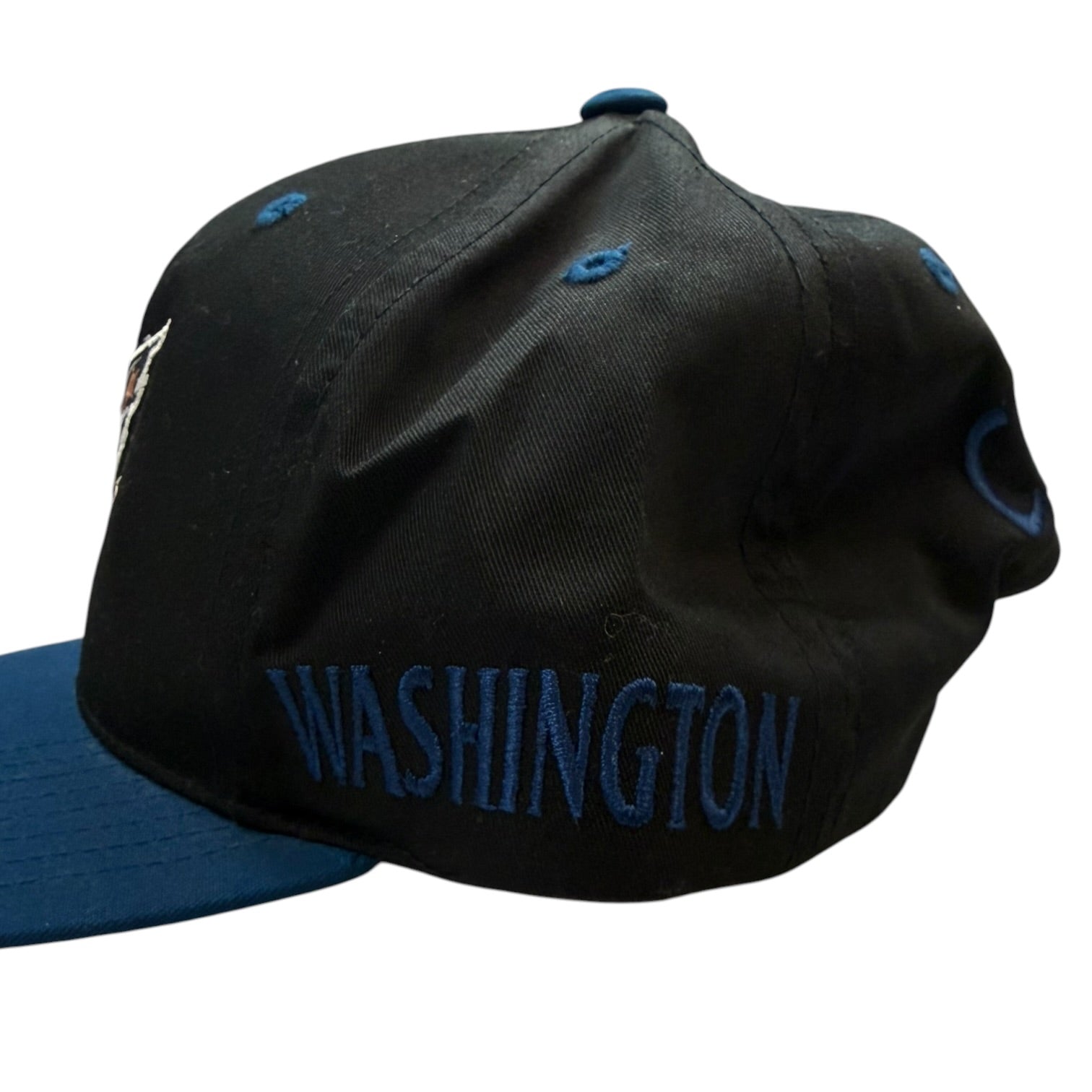 Vintage Washington Capitals Screaming Eagle Logo Hat Black