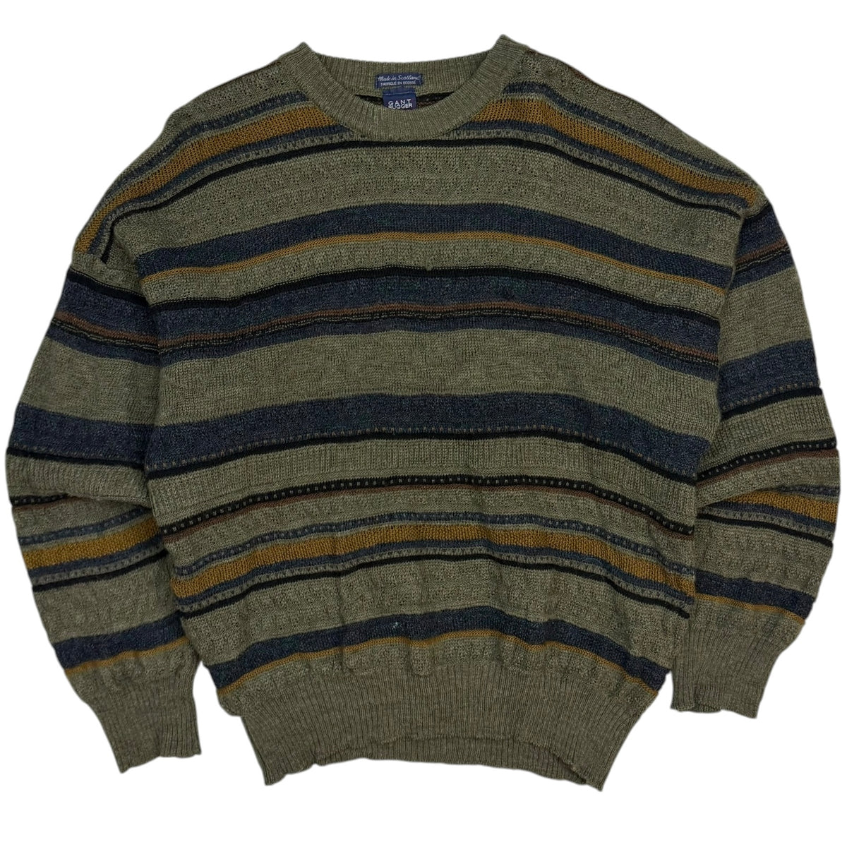 Vintage Gant Rugger Knit Sweater Green