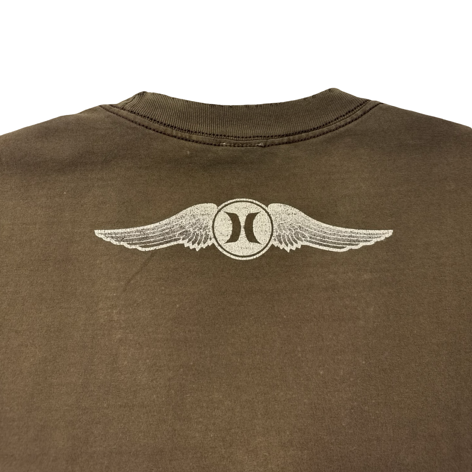 Vintage Y2K Hurley Surf Skate T-Shirt Brown