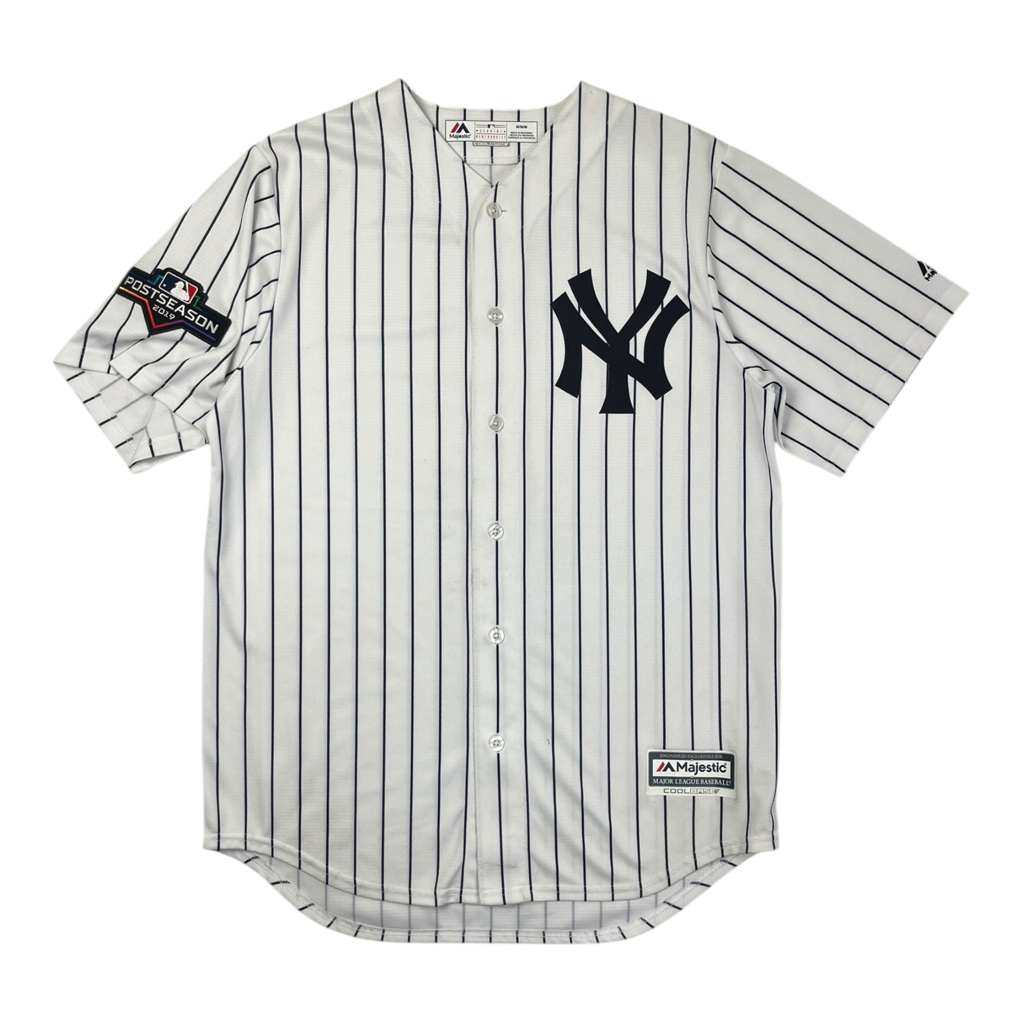 New York Yankees Post Season Majestic Pinstriped Jersey