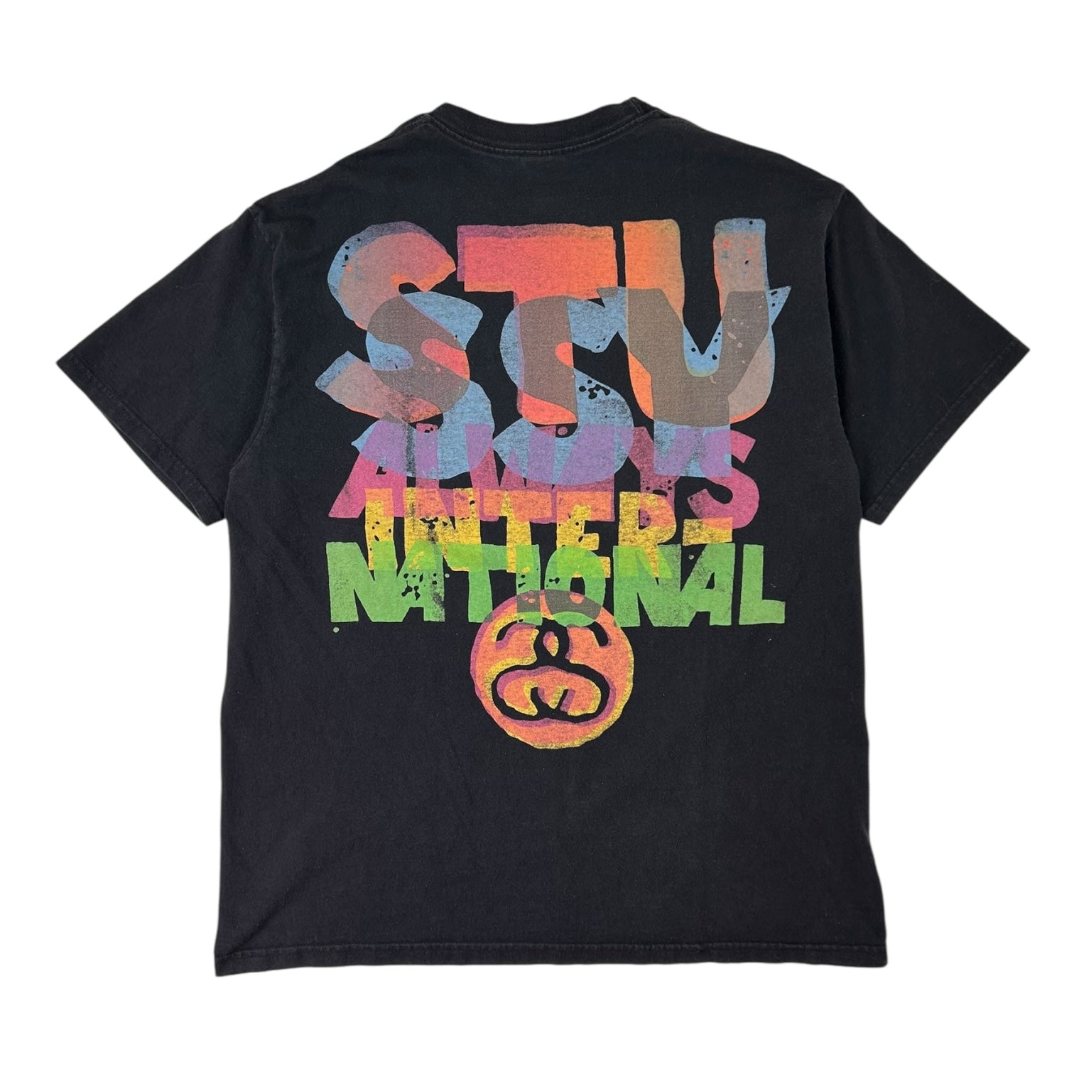 Vintage Stussy Flavaz T-Shirt Black