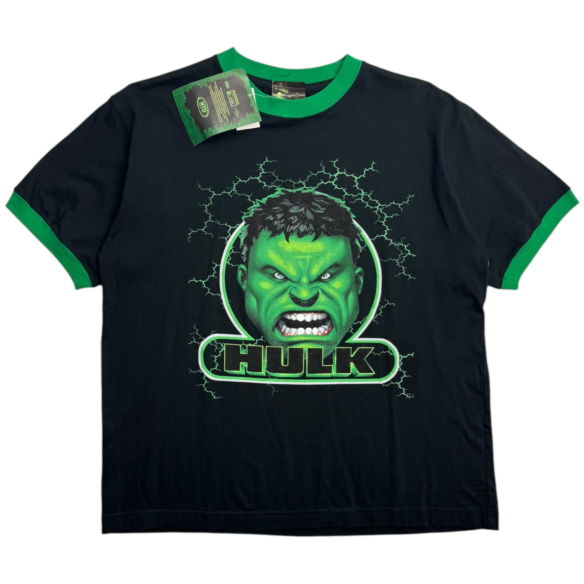 2003 The Incredible Hulk Movie Promo Ringer T-Shirt