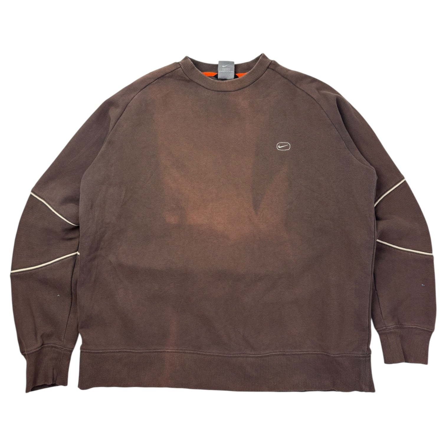 Vintage Y2K Nike Pocket Swoosh Crewneck Faded Brown
