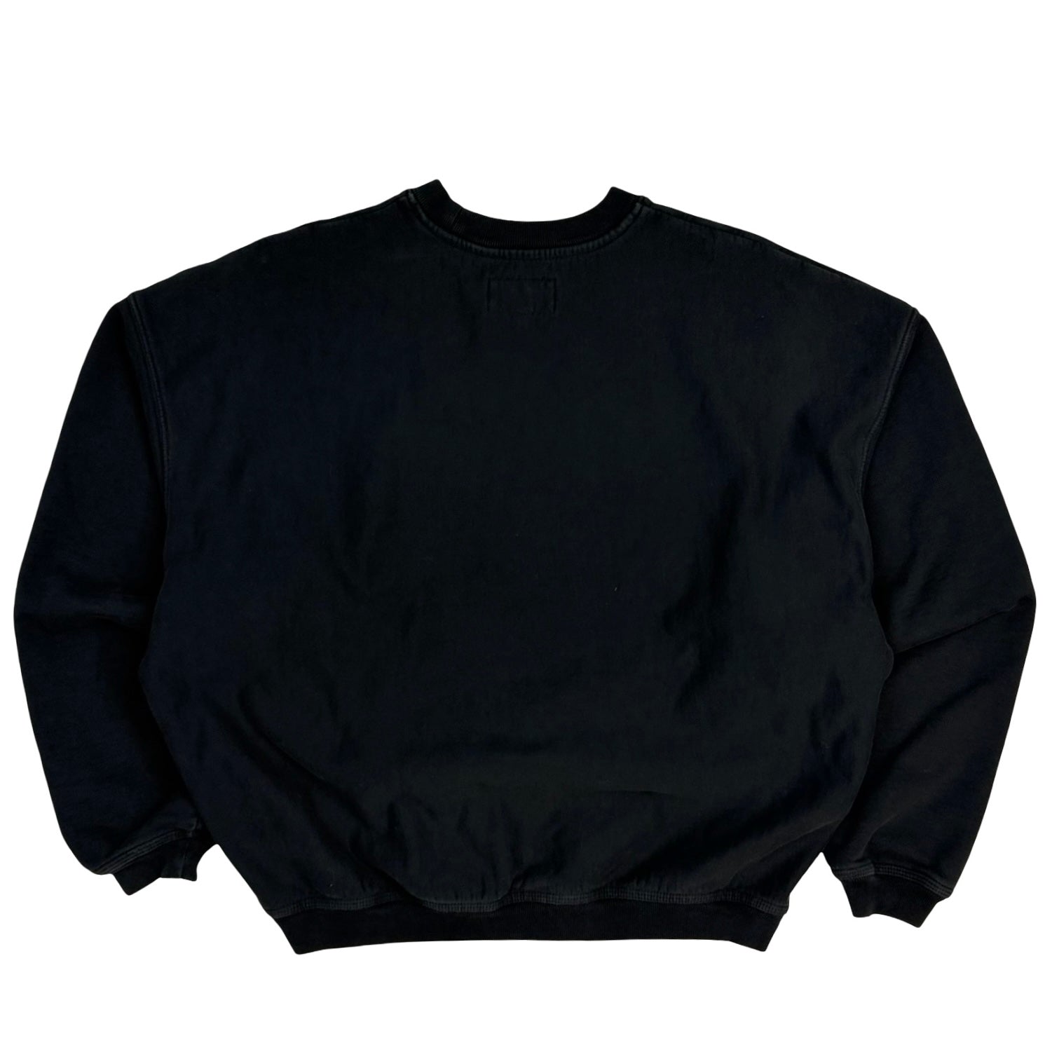 Stussy Cracked Print Crewneck Sweatshirt Black