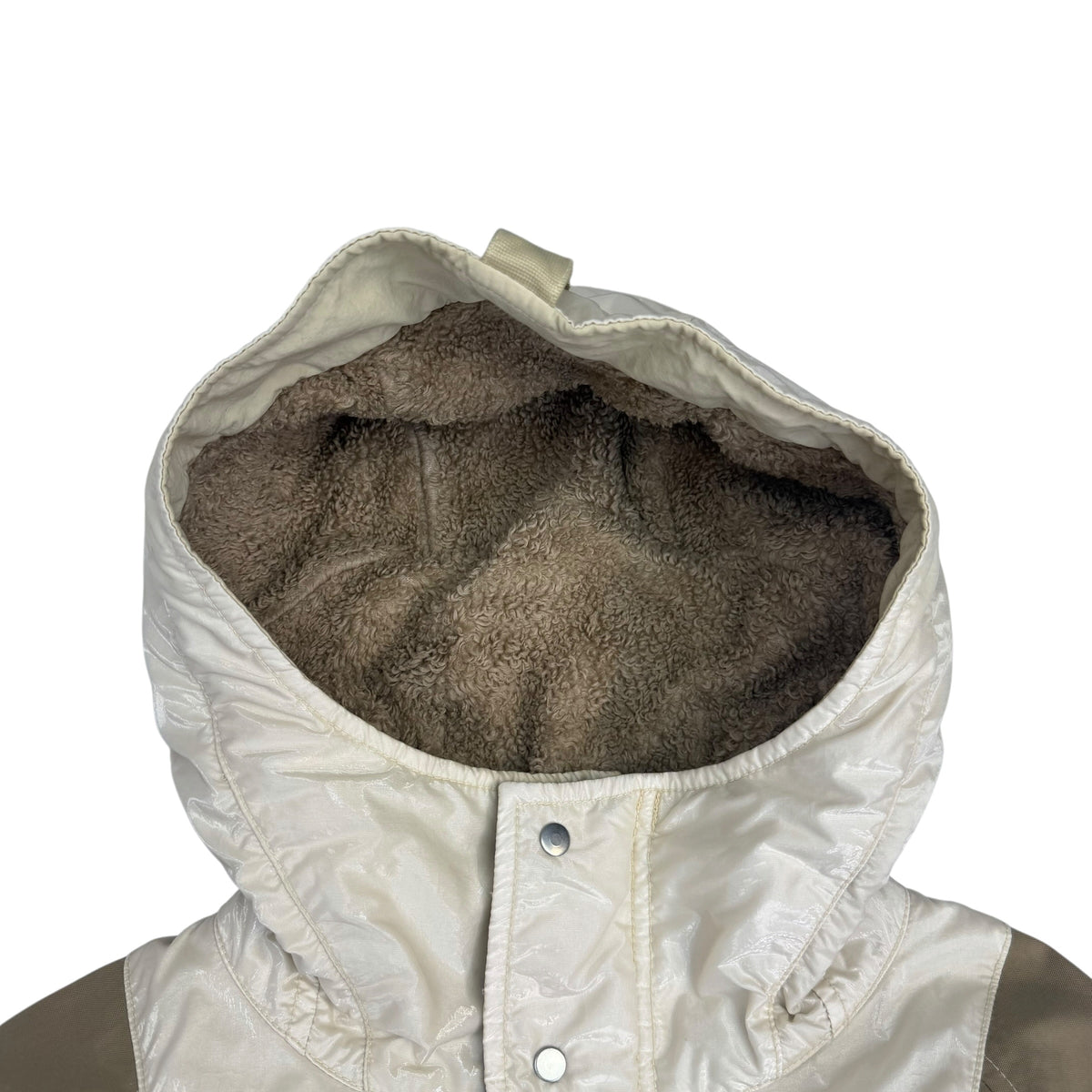Stone Island Nylon Panama New Silk Light Hooded Jacket Beige