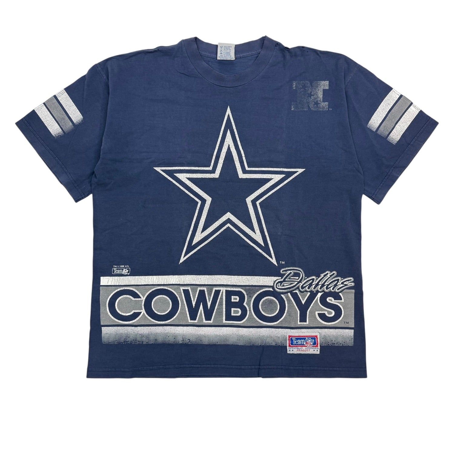 1996 Dallas Cowboys Jersey Tee Blue