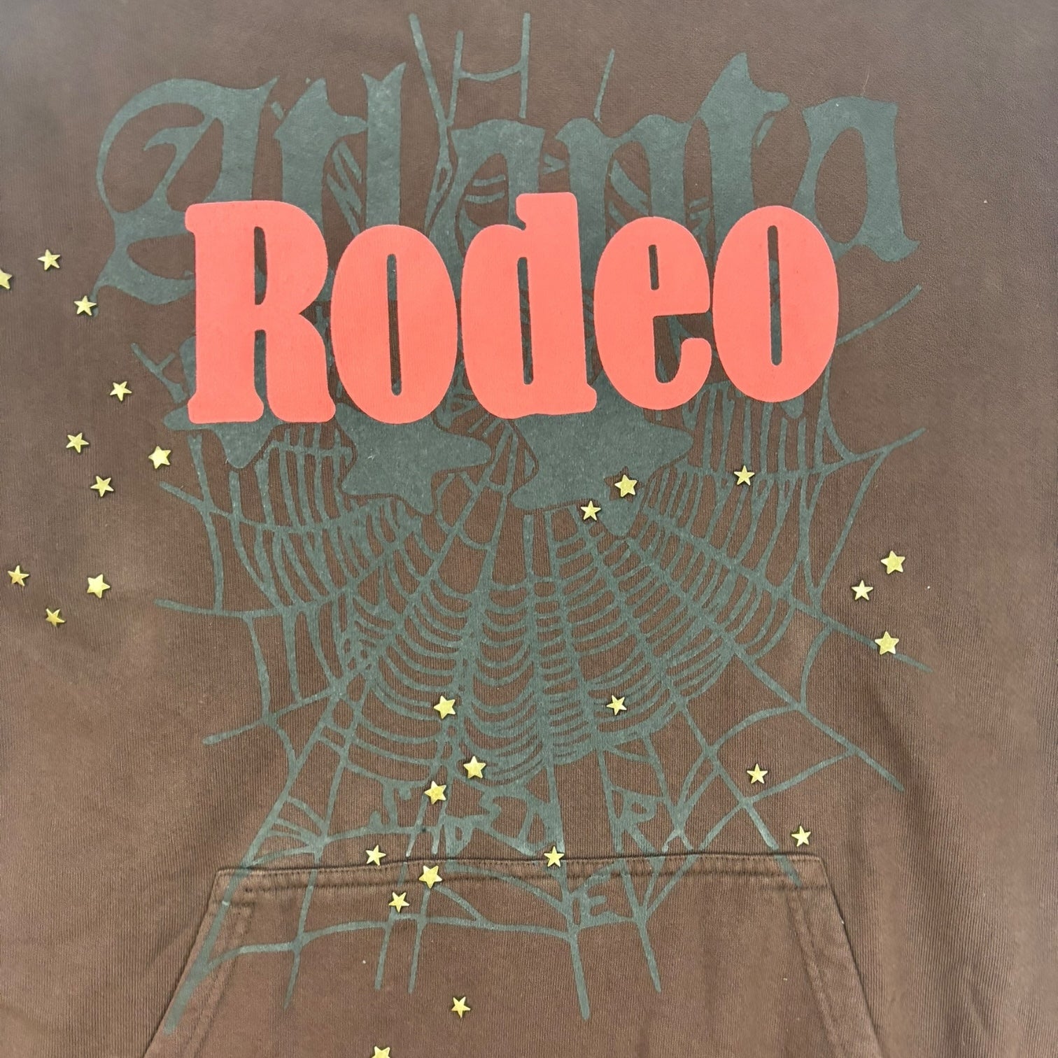 Cactus Jack x Sp5der Days Before Rodeo Hoodie Brown