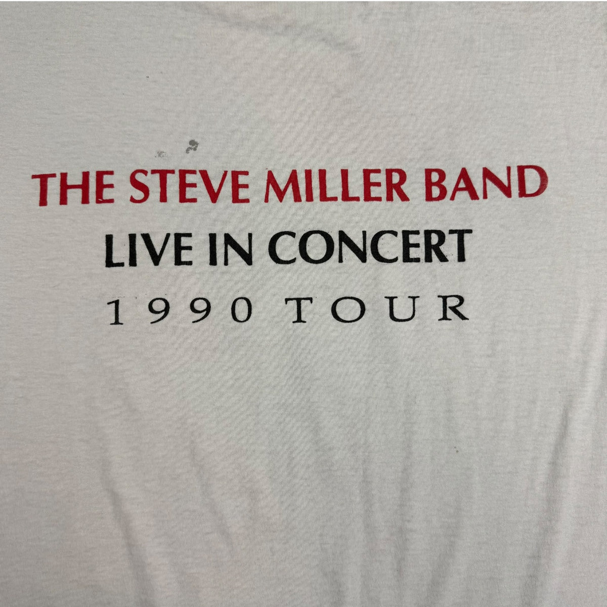 1990 The Steve Miller Tour Tee White