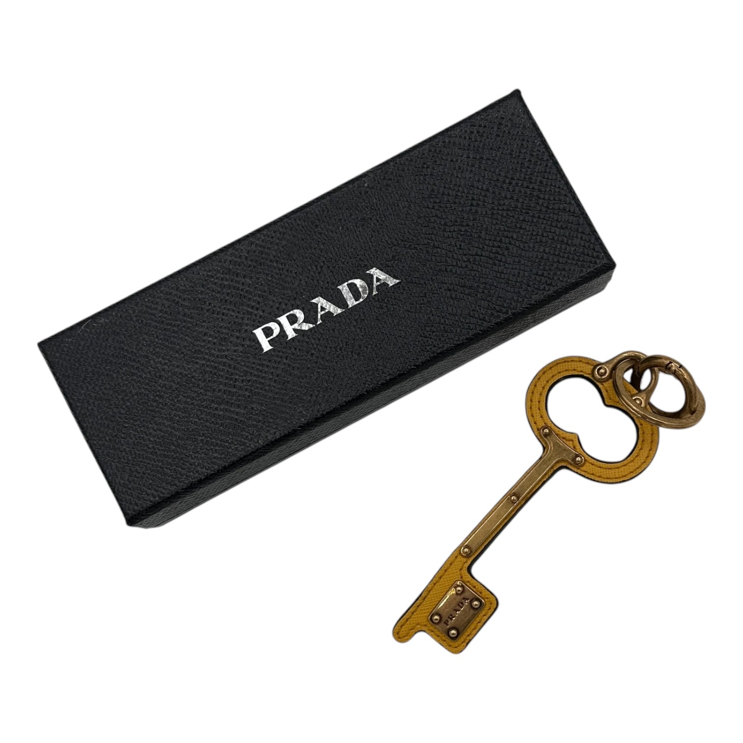 Prada Keychain Yellow