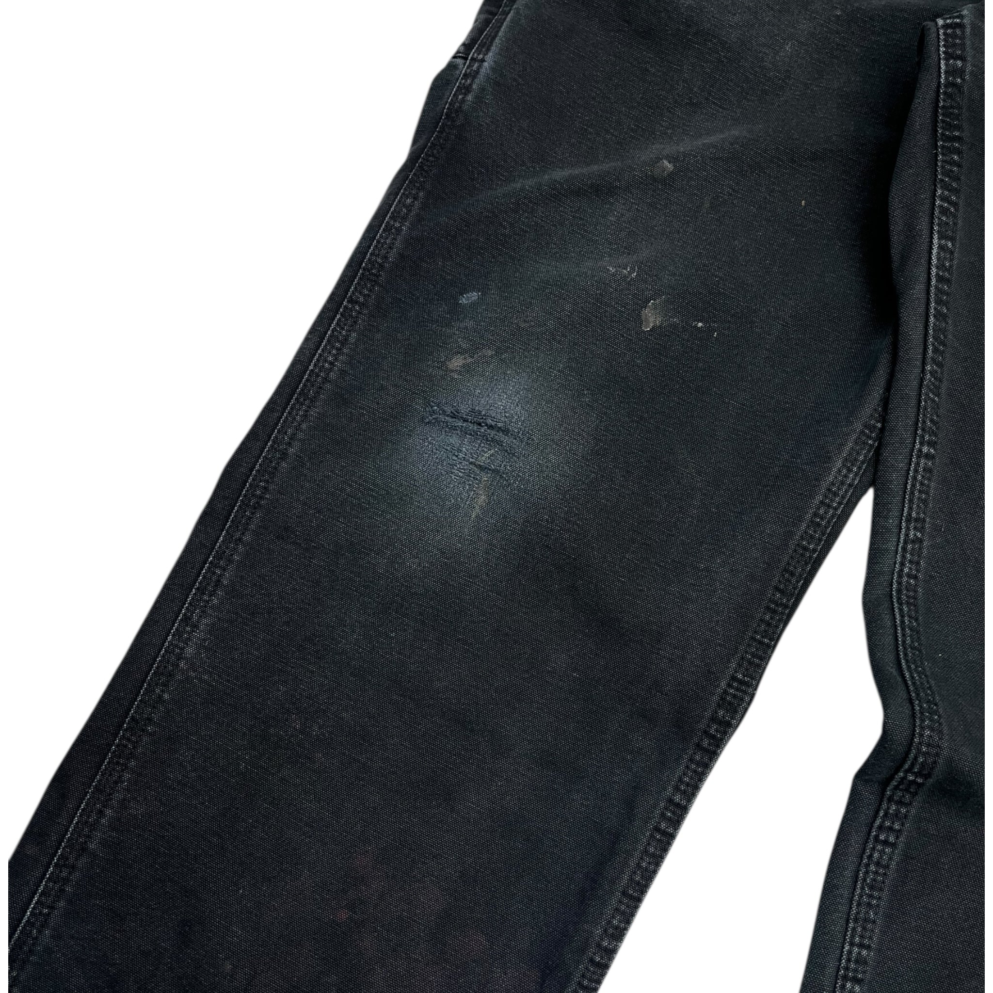 Carhartt Carpenter Work Pants Faded Noir