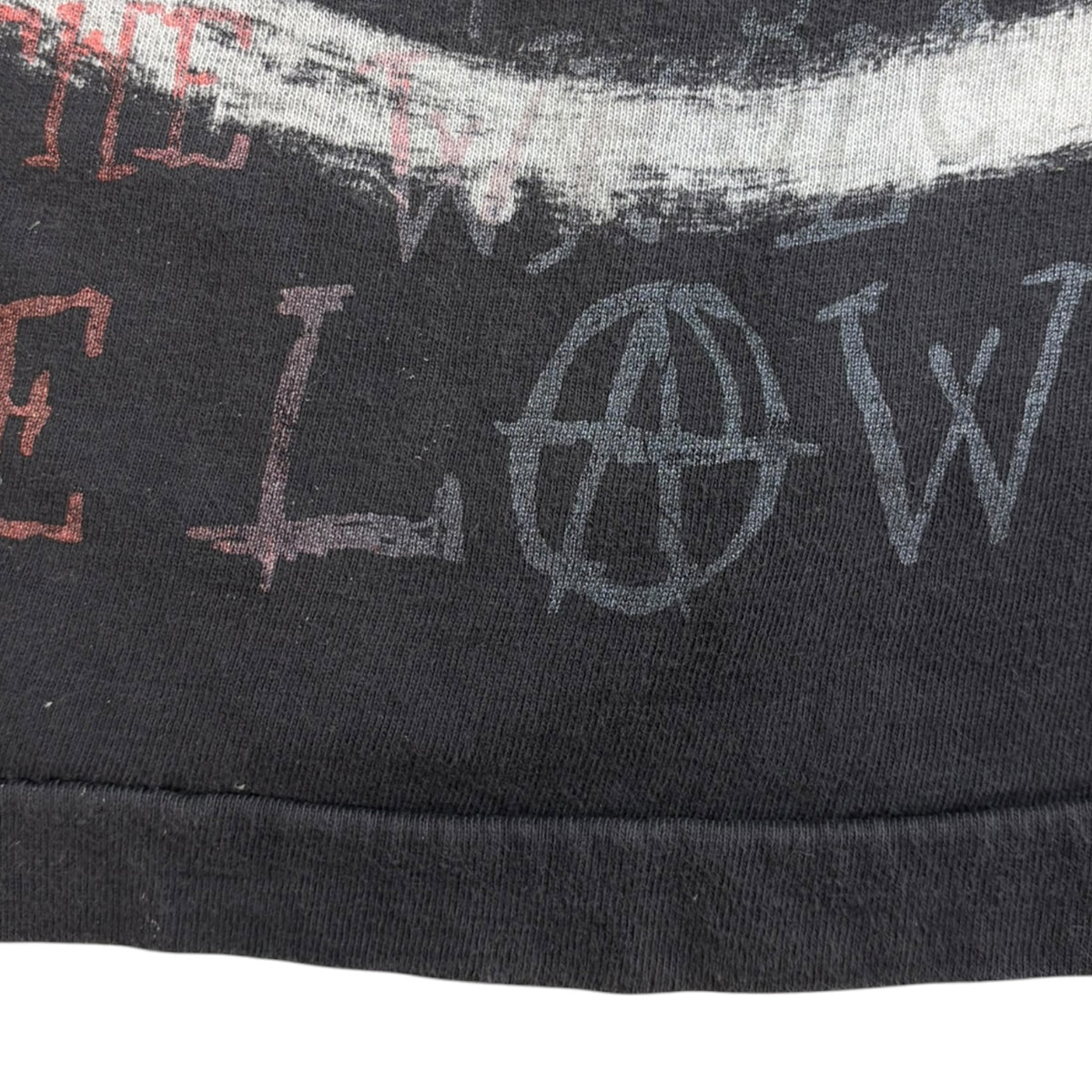 Vintage 1980s Mosquitohead “Anarchy” T-Shirt Grey