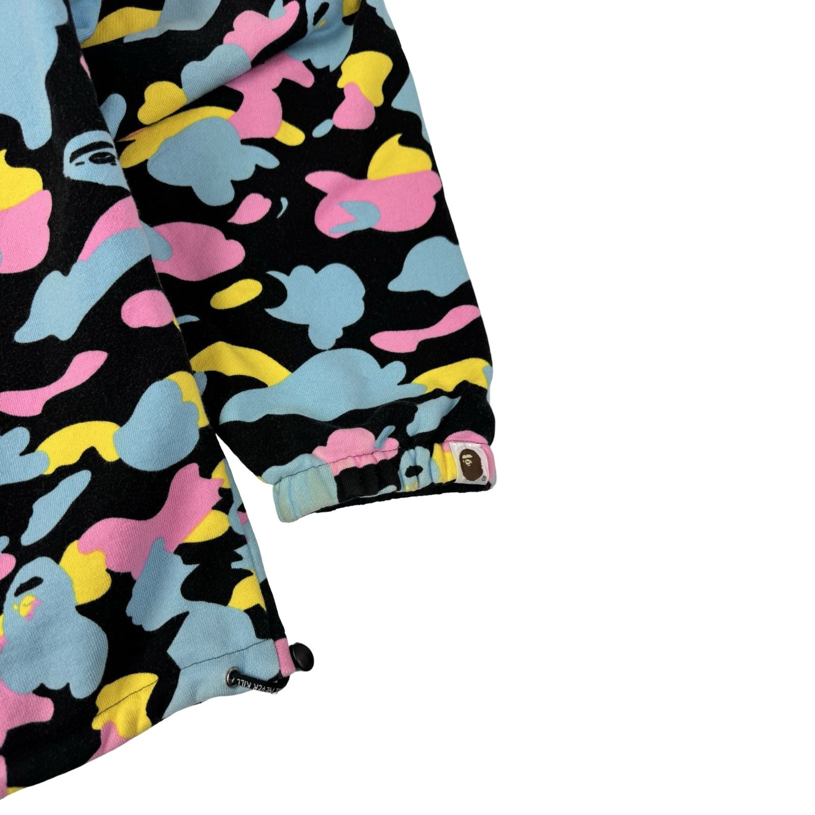 BAPE Reversible Zip Jacket Cotton Candy Black