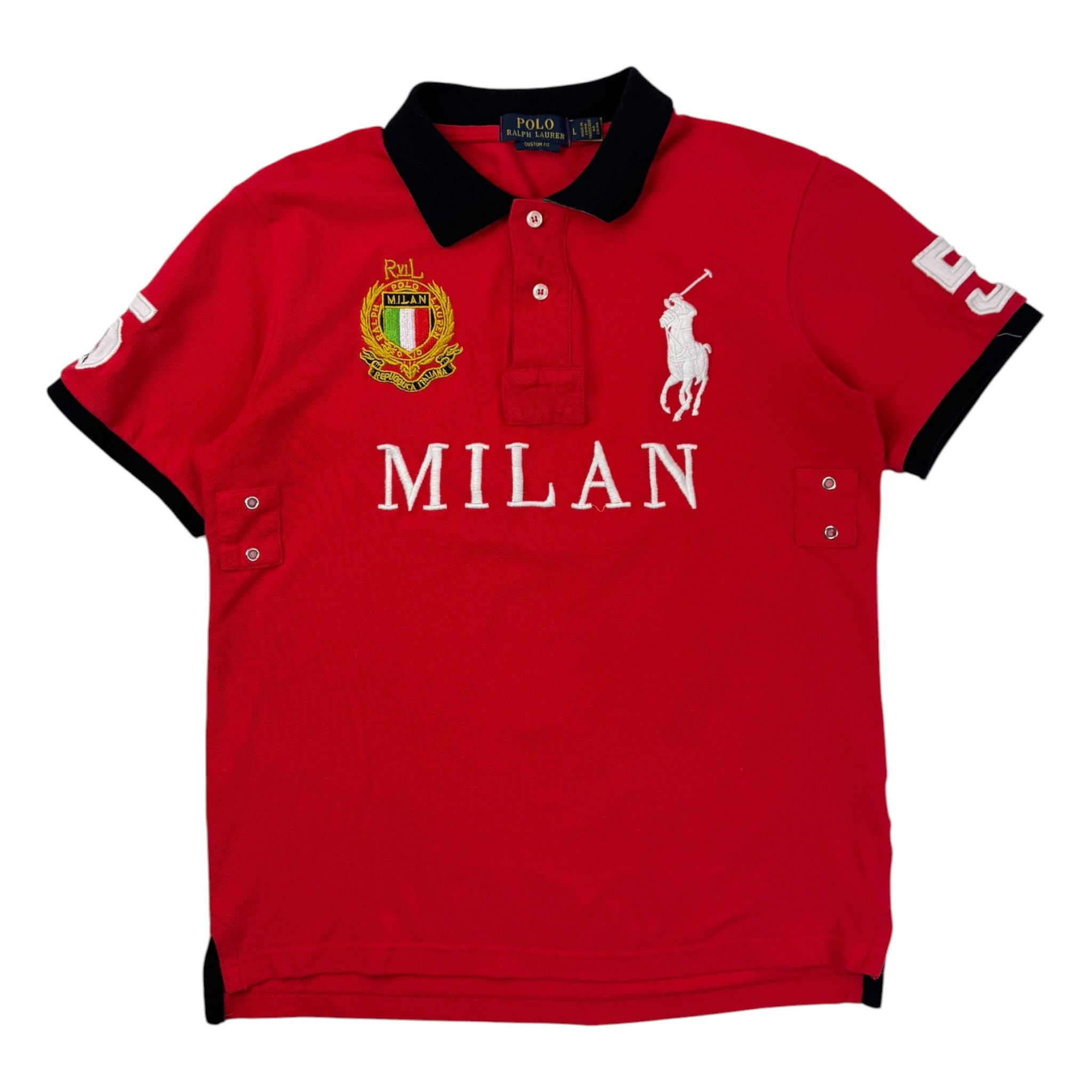 Polo Ralph Lauren Big Pony Milan Stadium Shirt Red