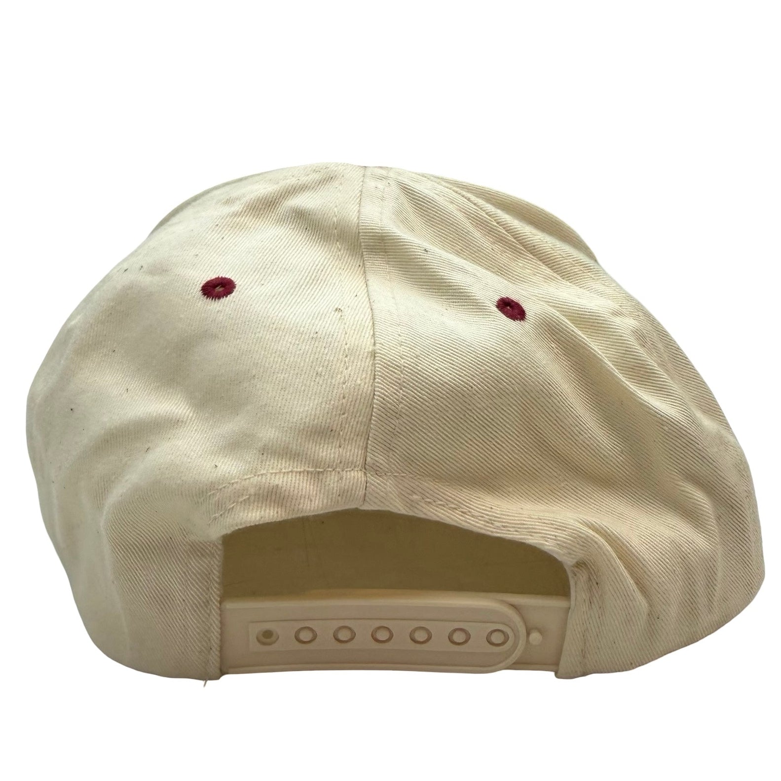 1996 Colorado Avalanche Stanley Cup Champions Snapback Hat Cream/Burgundy