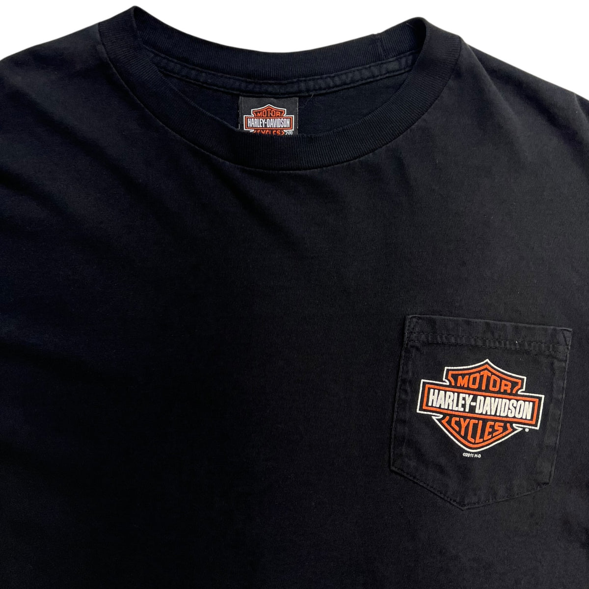Vintage Harley Davidson New Smyrna, Florida Long Sleeve T-Shirt Black