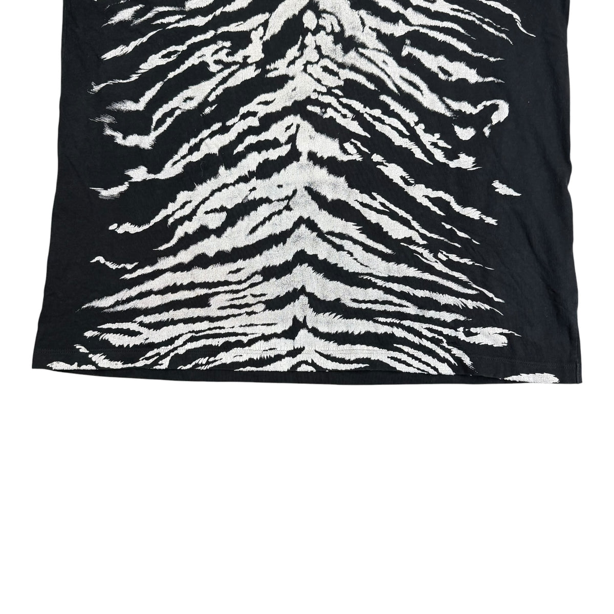 Saint Laurent Tiger Print Tee Black