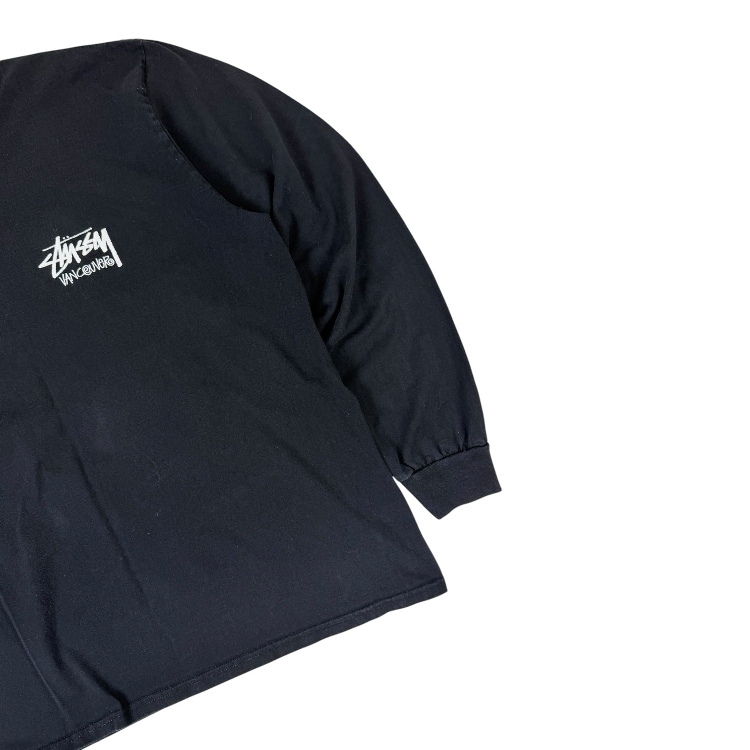 Stussy Vancouver Chapter Long Sleeve Shirt Black