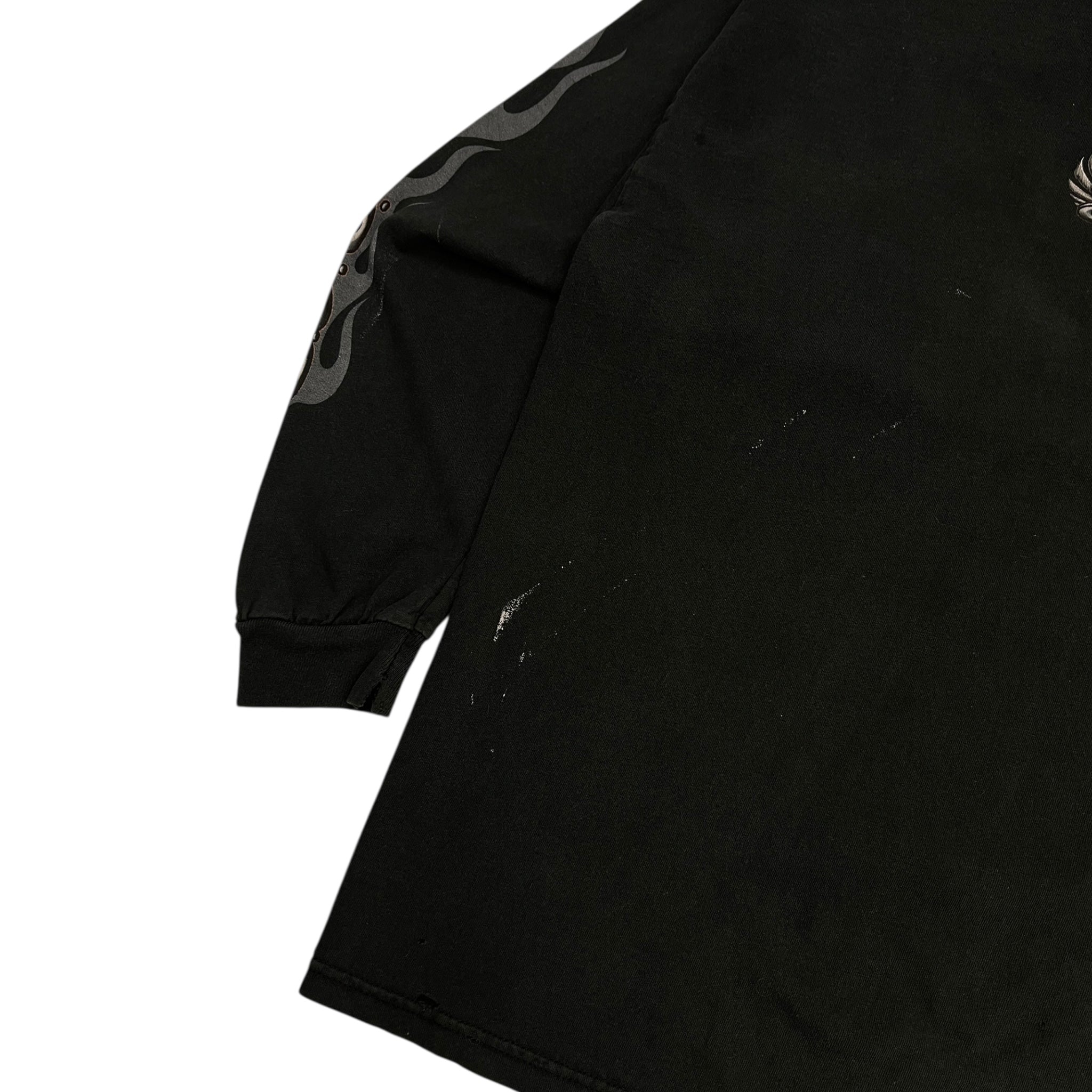 Vintage Orange County Choppers Centre Logo L/S T-Shirt Black