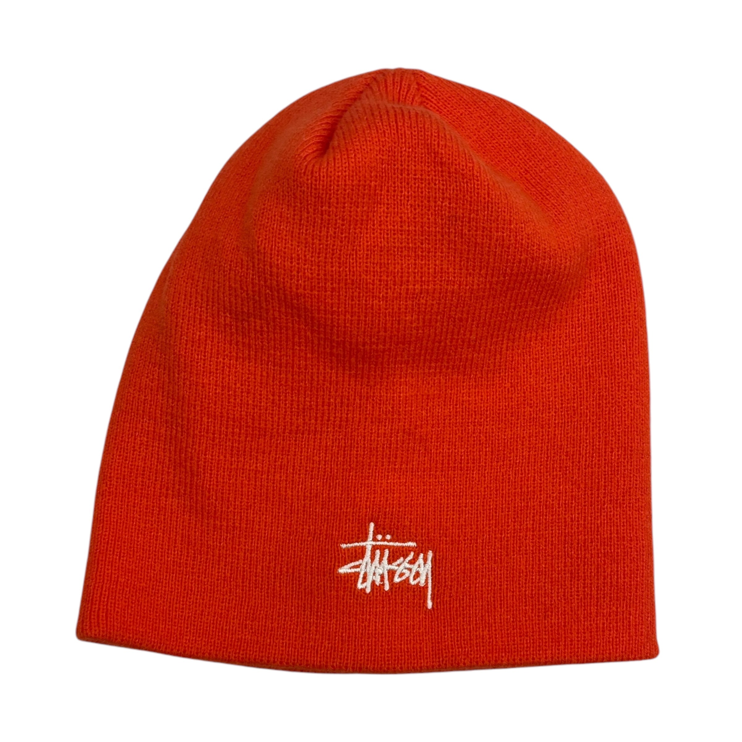 Stussy Stock Logo Cuff Beanie Orange