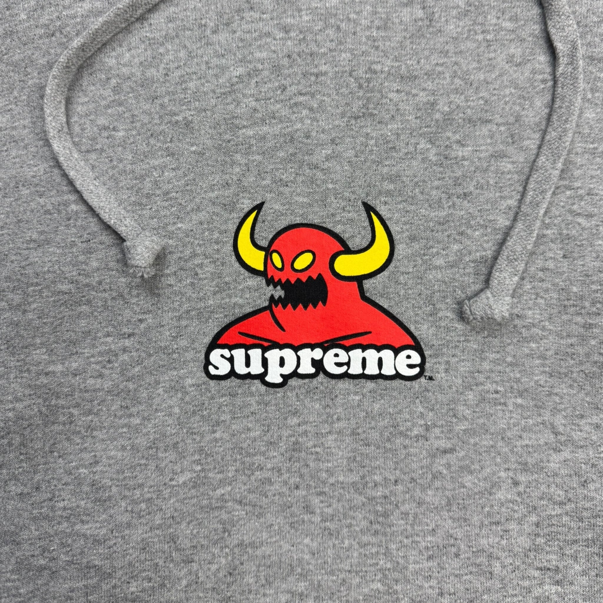 Supreme x Toy Machine Hoodie Grey